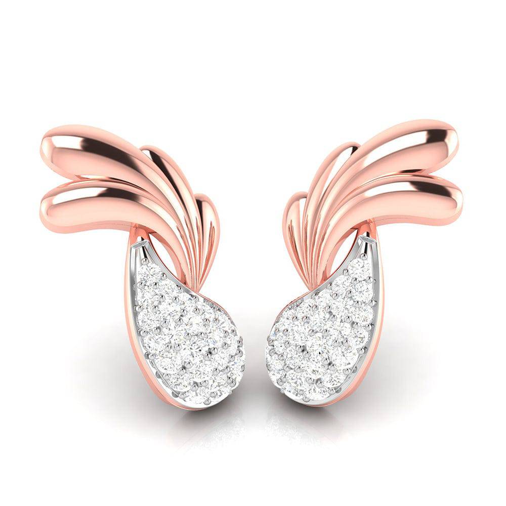 Daily wear earrings design Sziro Lab Grown Diamond Earrings Fiona Diamonds