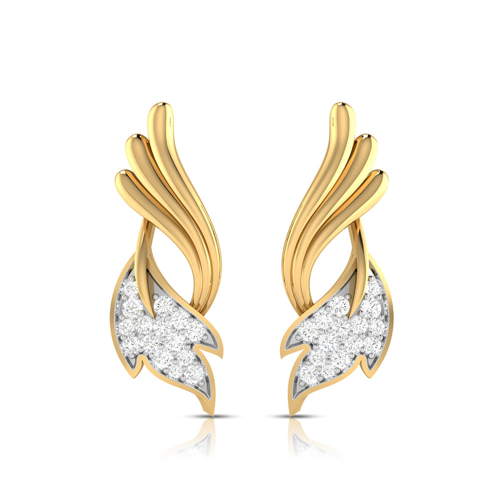 Small earrings design Jenewal Lab Grown Diamond Earrings Fiona Diamonds