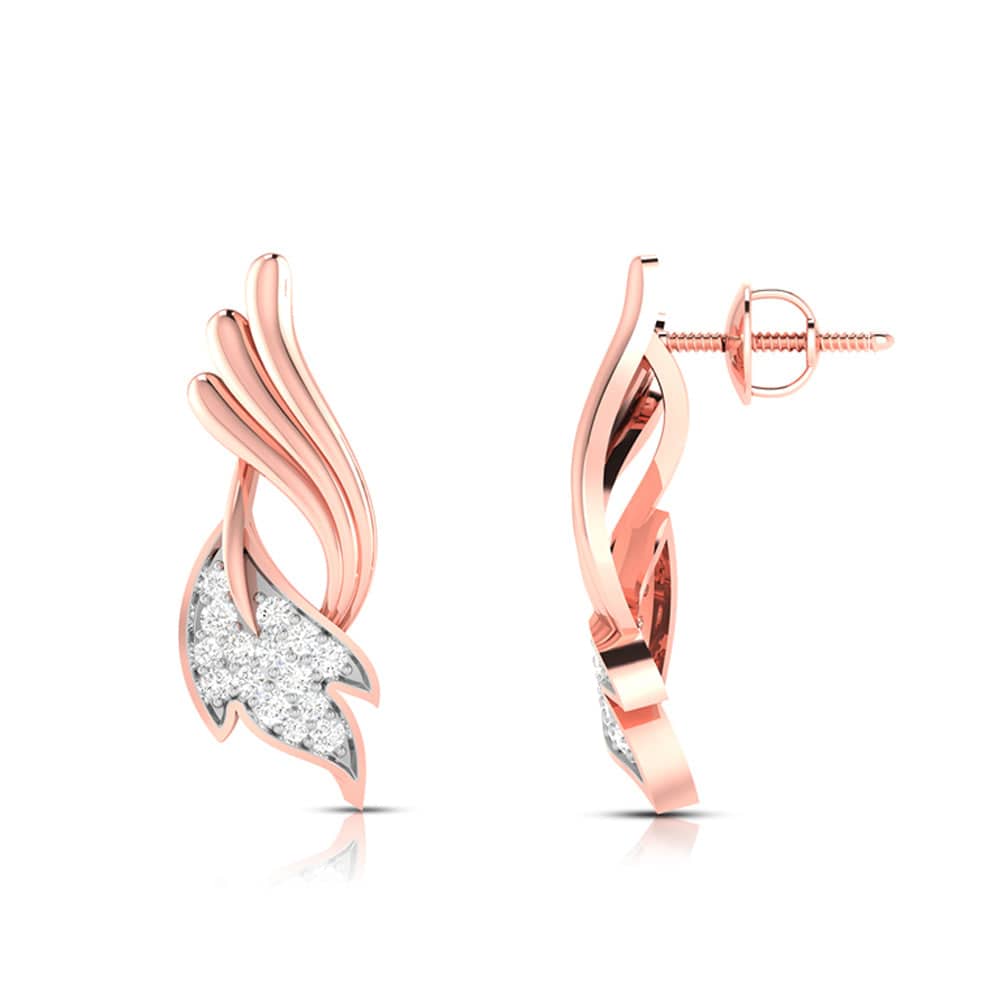 Small earrings design Jenewal Lab Grown Diamond Earrings Fiona Diamonds