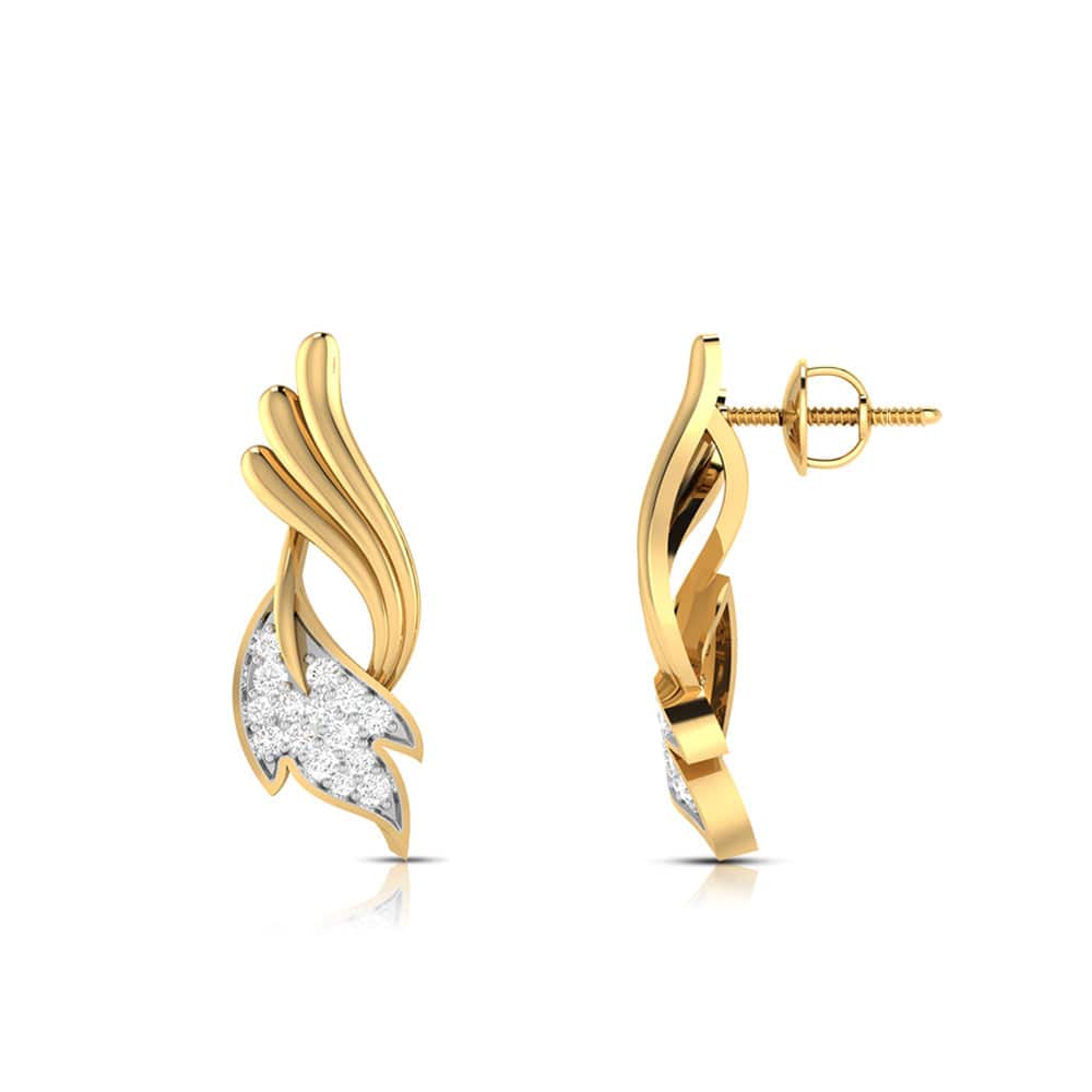 Small earrings design Jenewal Lab Grown Diamond Earrings Fiona Diamonds