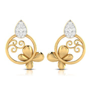 Latest earrings design Conch Lab Grown Diamond Earrings Fiona Diamonds