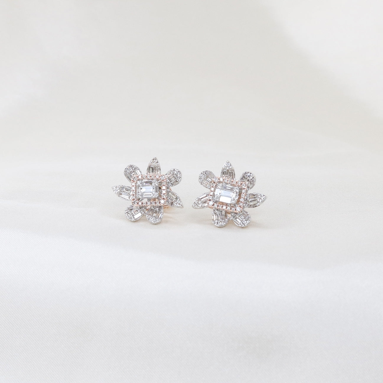 Load image into Gallery viewer, Lily Love Diamond Studs - Fiona Diamonds - Fiona Diamonds
