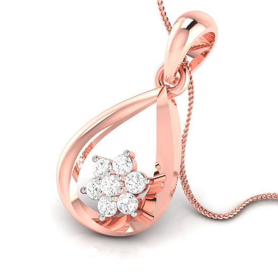 Load image into Gallery viewer, Cruxi lab grown diamond pendant design for women Fiona Diamonds

