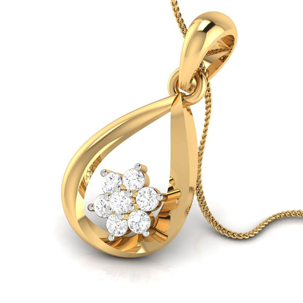 Cruxi lab grown diamond pendant design for women Fiona Diamonds
