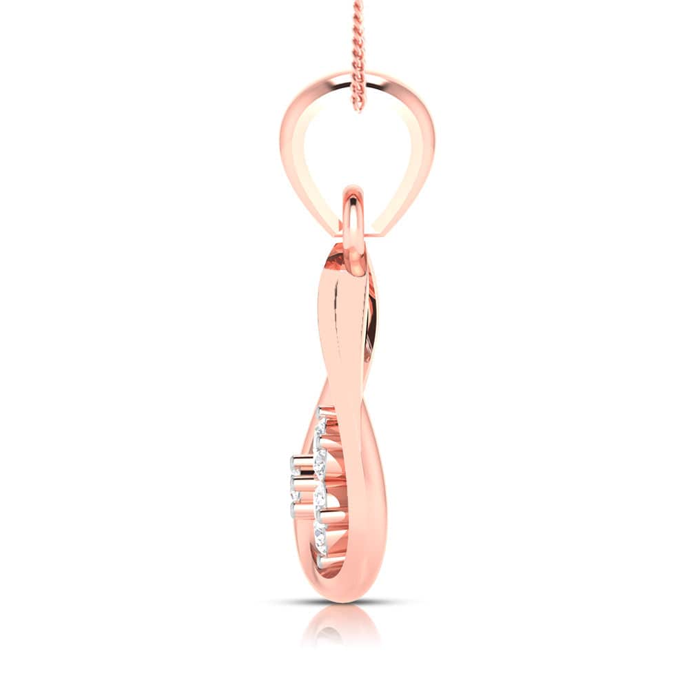 Cruxi lab grown diamond pendant design for women Fiona Diamonds