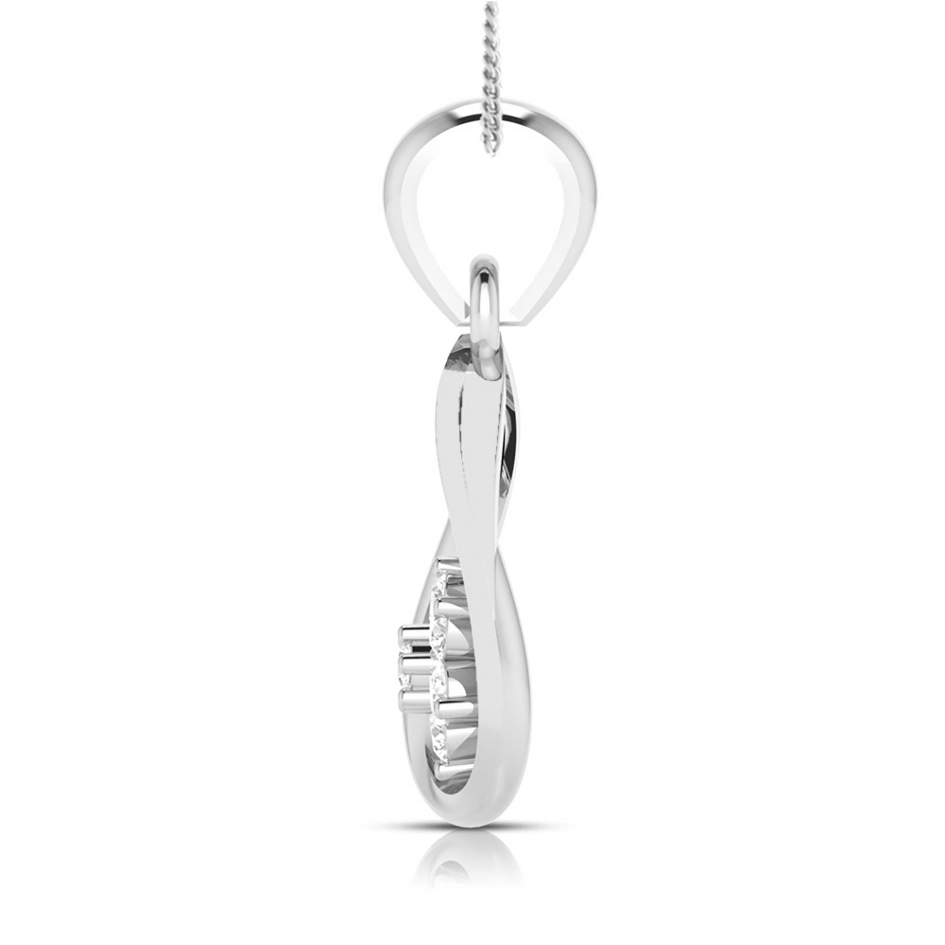 Cruxi lab grown diamond pendant design for women Fiona Diamonds