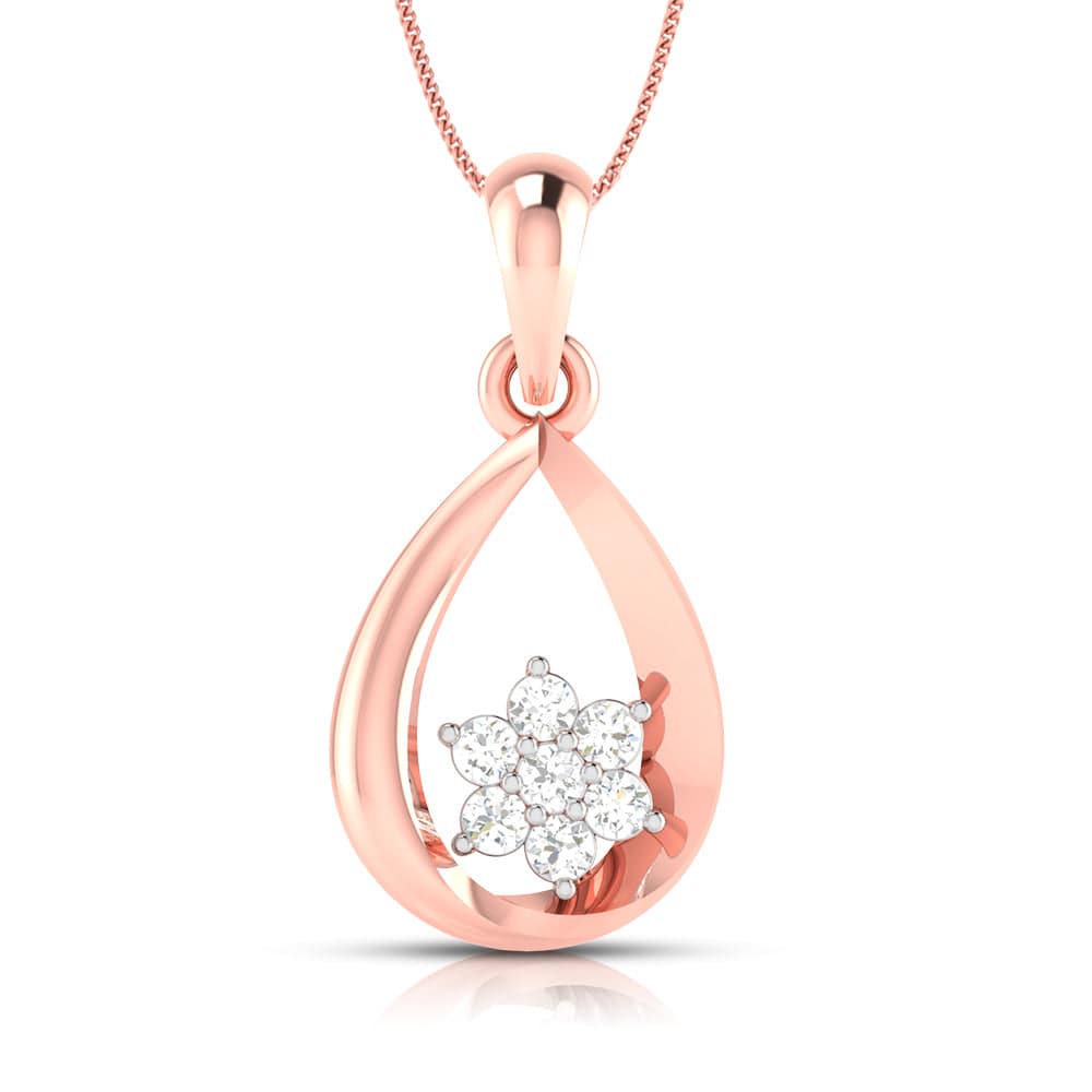 Cruxi lab grown diamond pendant design for women Fiona Diamonds