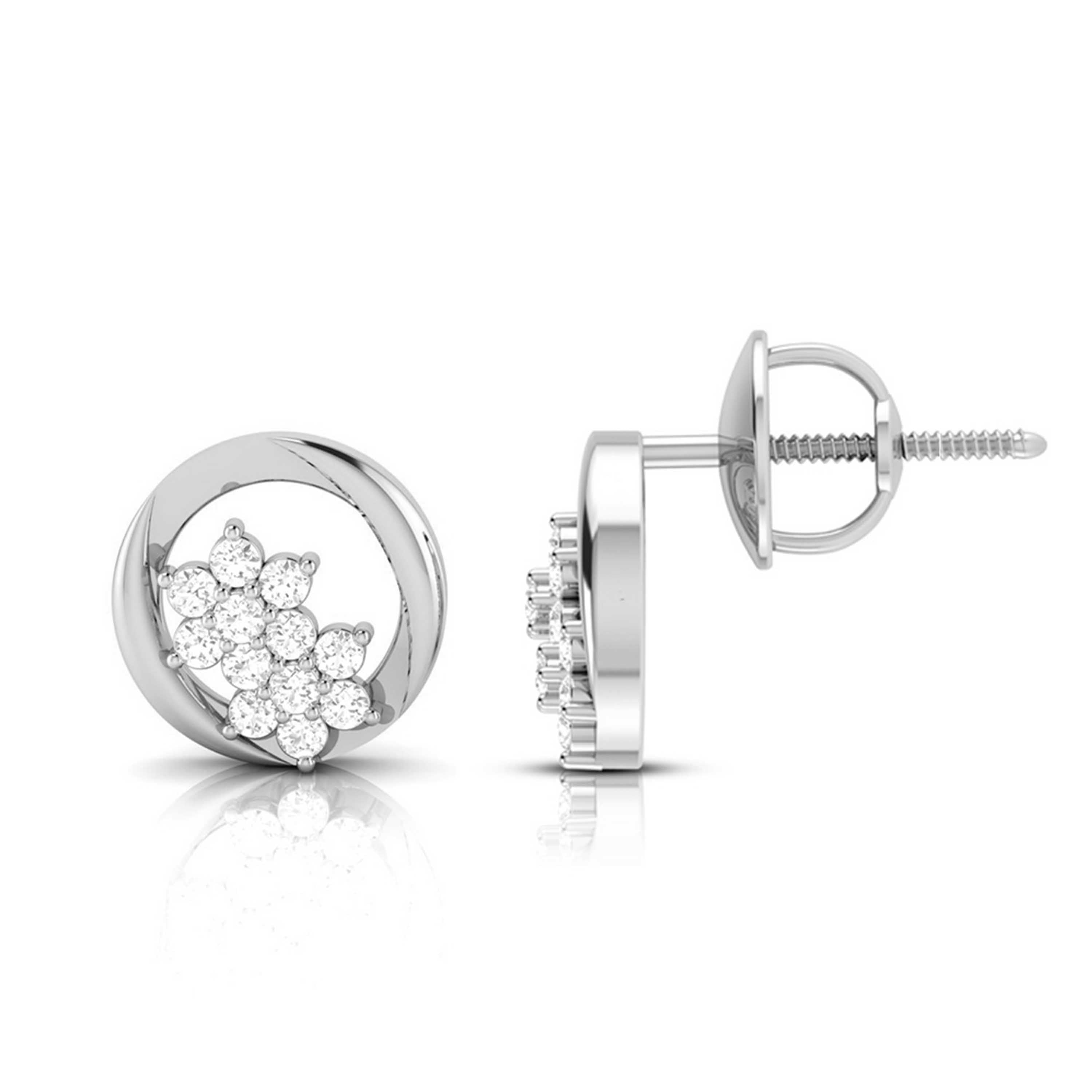 Fancy earrings design Corall Lab Grown Diamond Earrings Fiona Diamonds