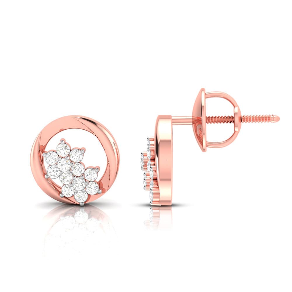 Fancy earrings design Corall Lab Grown Diamond Earrings Fiona Diamonds