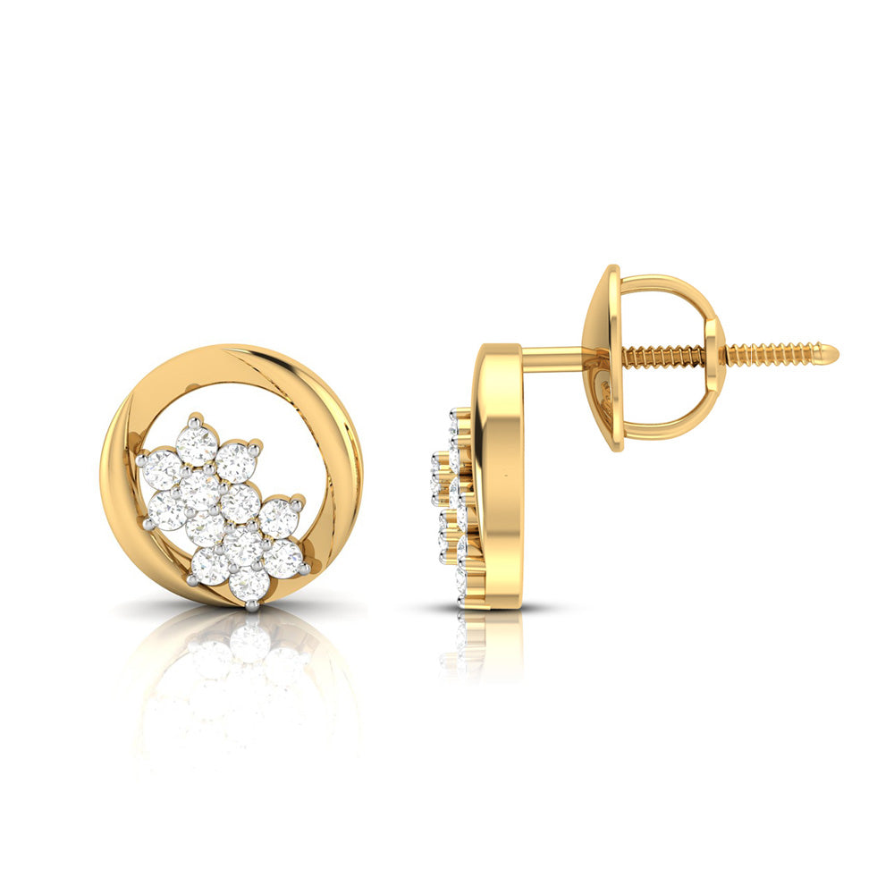 Fancy earrings design Corall Lab Grown Diamond Earrings Fiona Diamonds