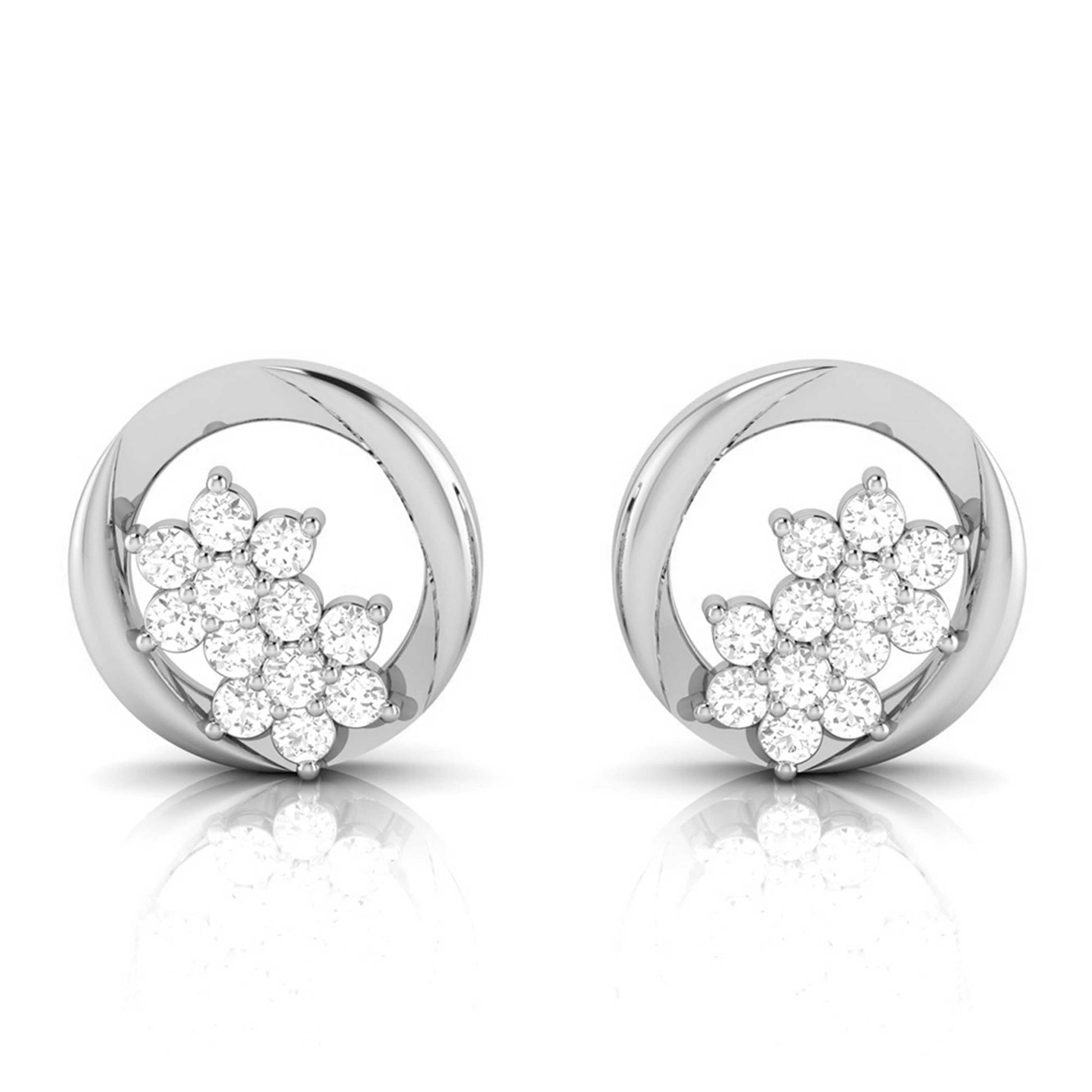 Fancy earrings design Corall Lab Grown Diamond Earrings Fiona Diamonds