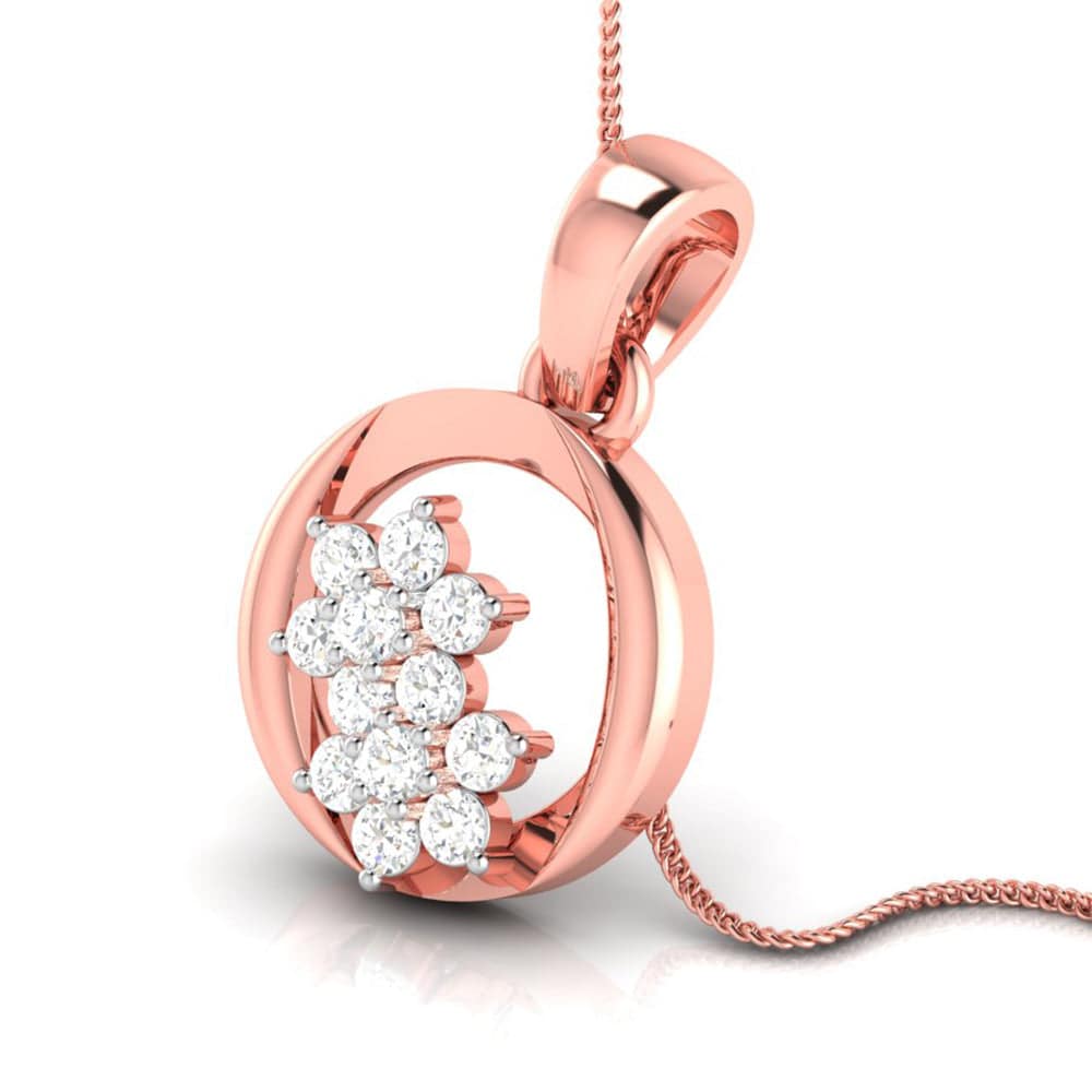 Brute lab grown diamond pendant design for women Fiona Diamonds