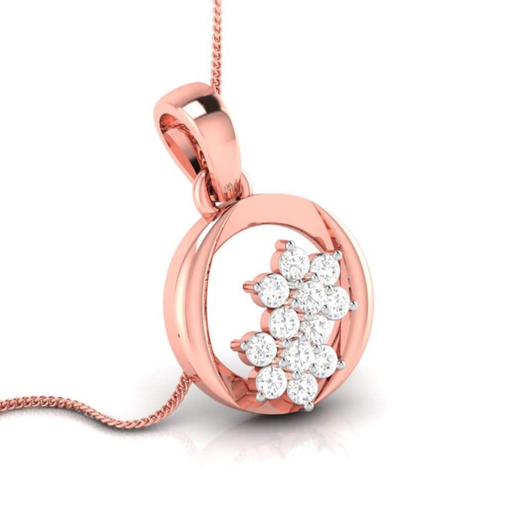 Brute lab grown diamond pendant design for women Fiona Diamonds