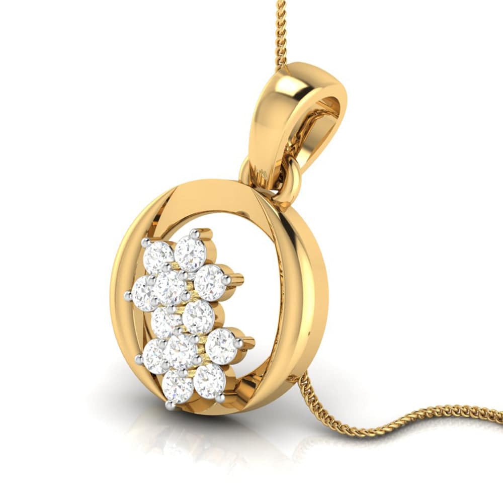 Brute lab grown diamond pendant design for women Fiona Diamonds