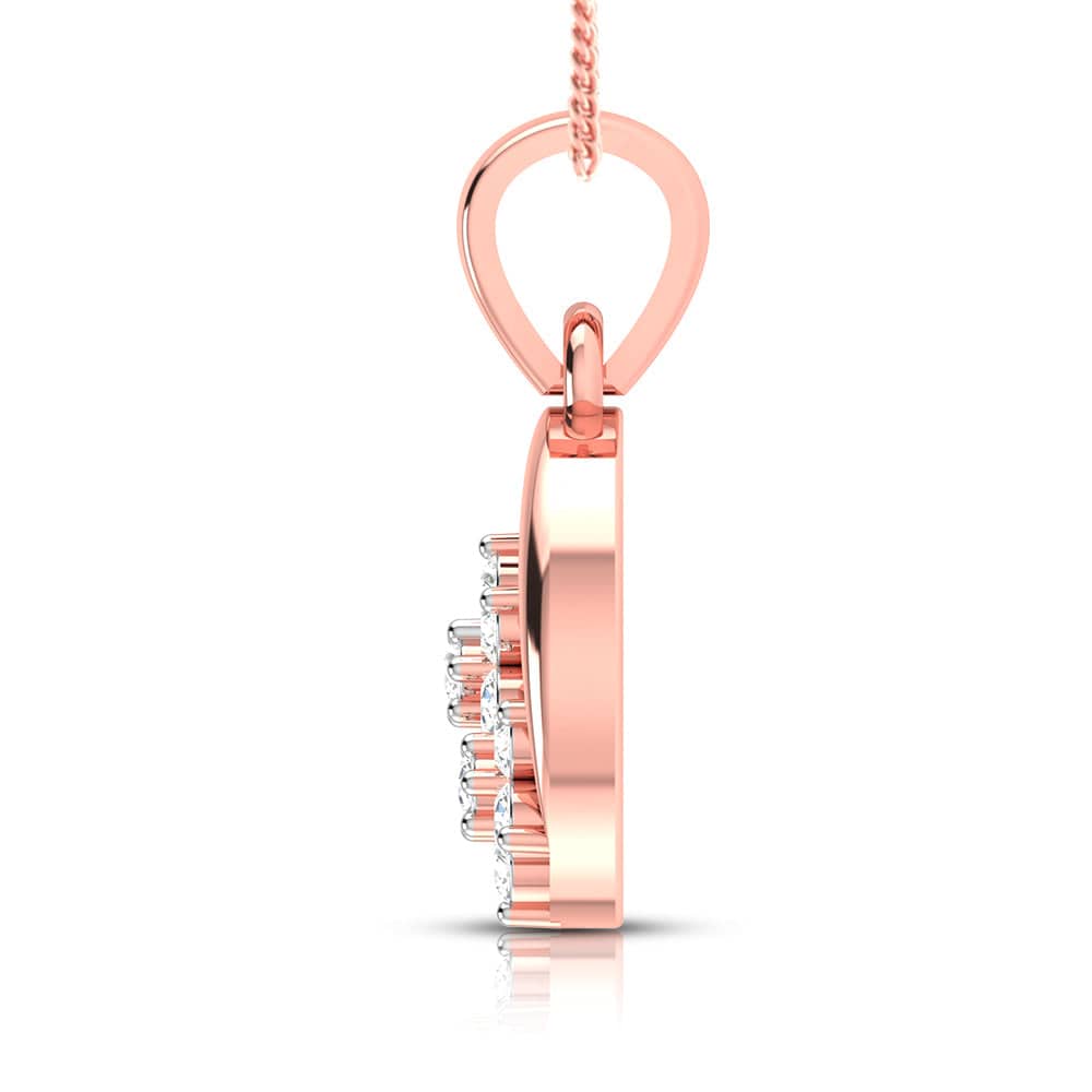 Brute lab grown diamond pendant design for women Fiona Diamonds