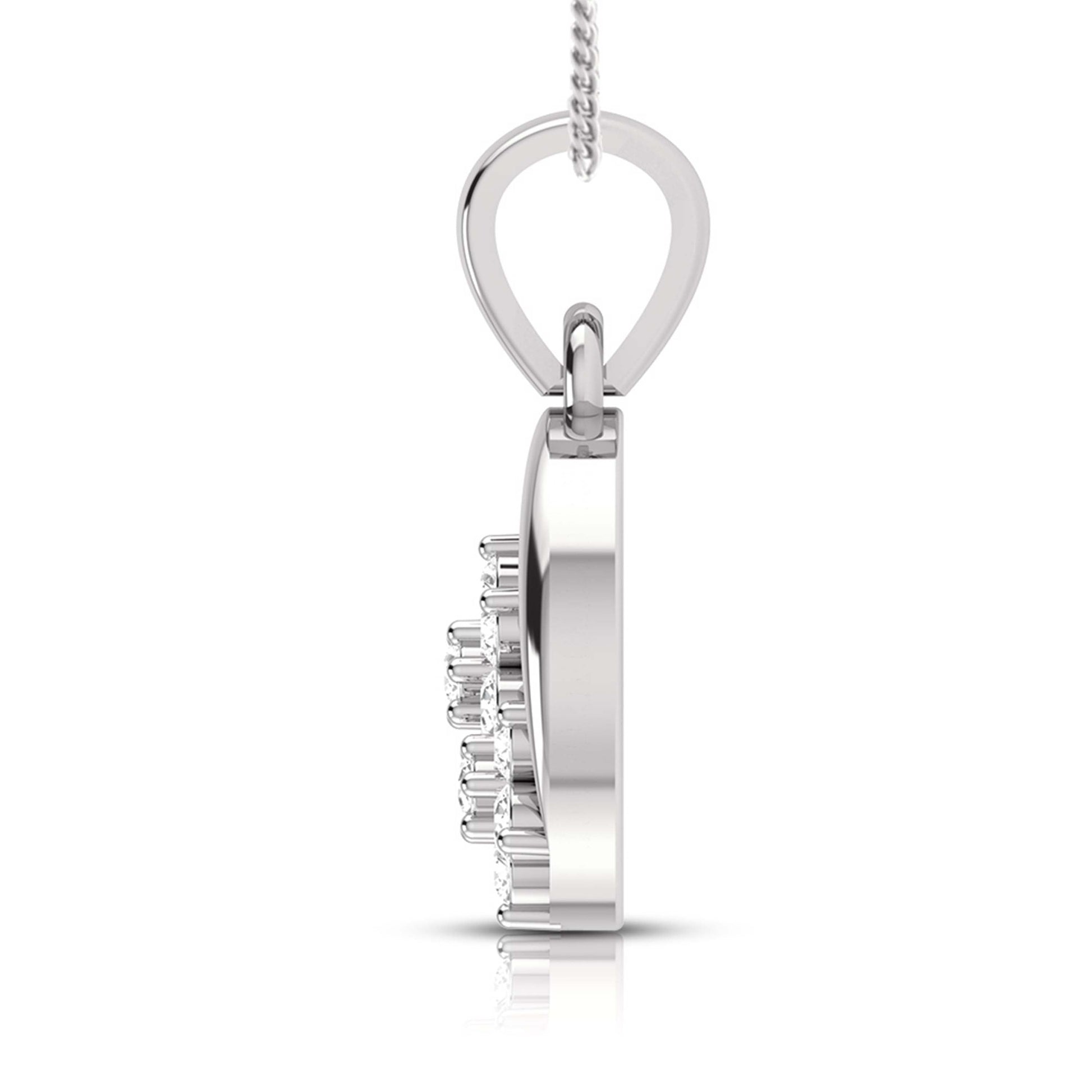 Brute lab grown diamond pendant design for women Fiona Diamonds