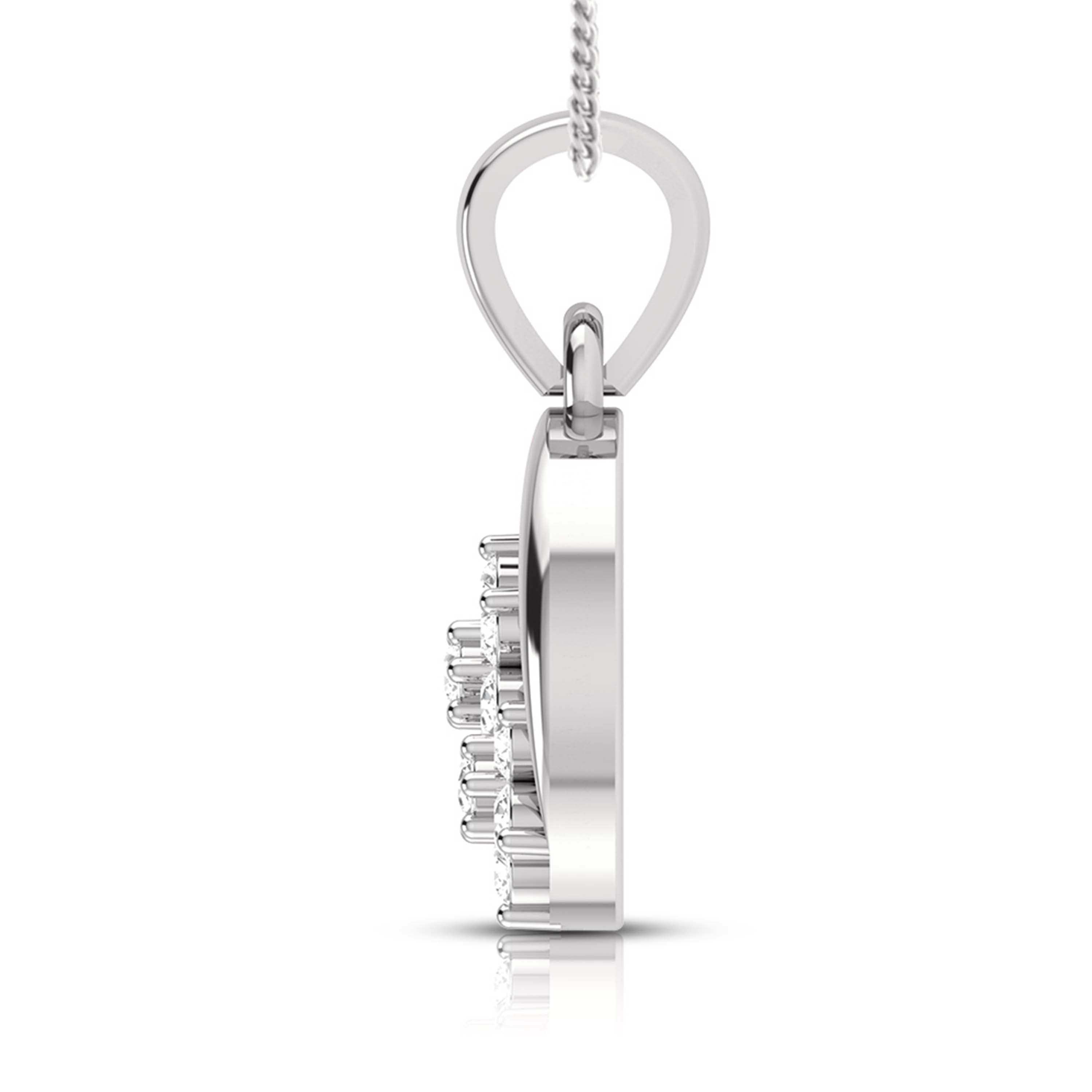 Brute lab grown diamond pendant design for women Fiona Diamonds