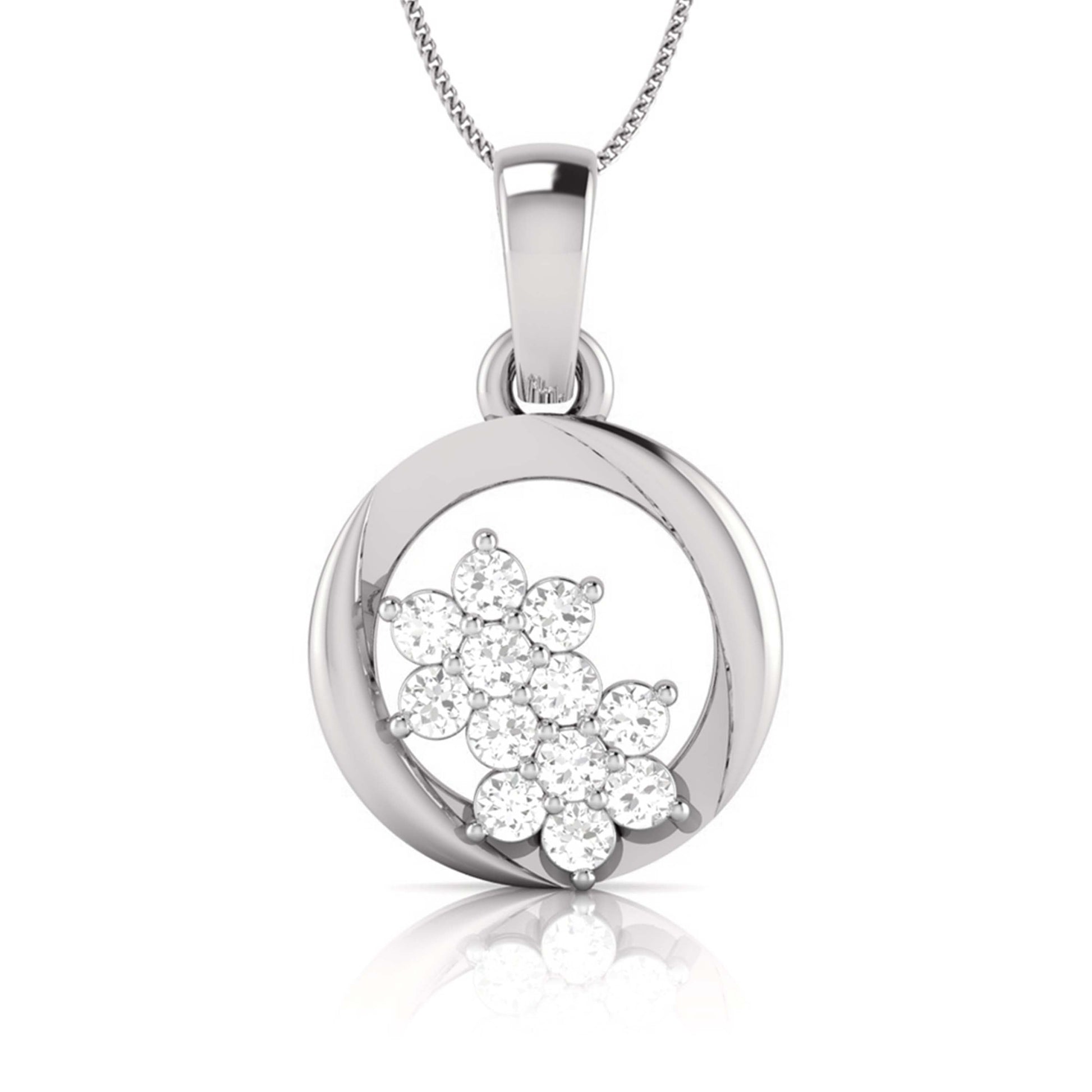 Brute lab grown diamond pendant design for women Fiona Diamonds