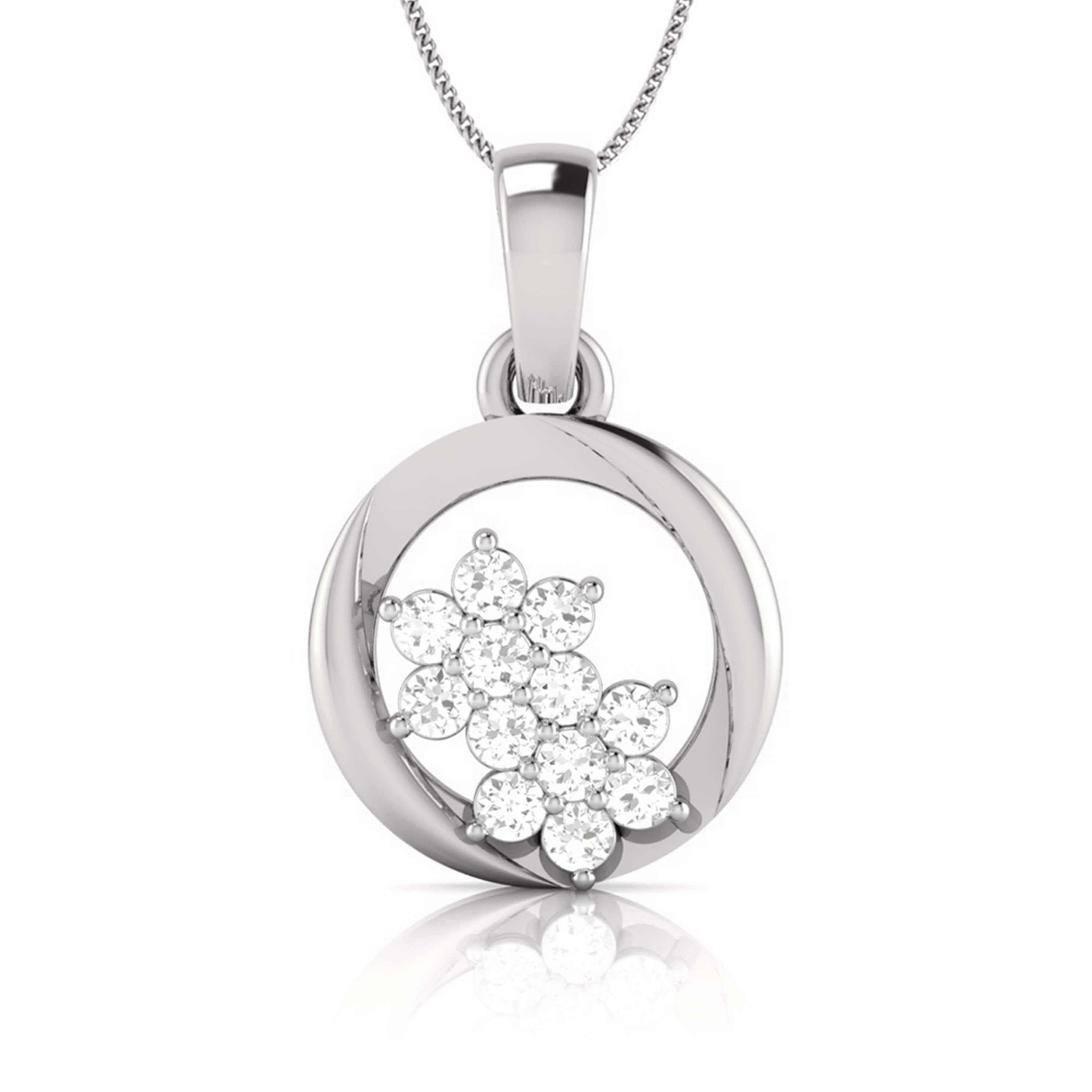 Brute lab grown diamond pendant design for women Fiona Diamonds