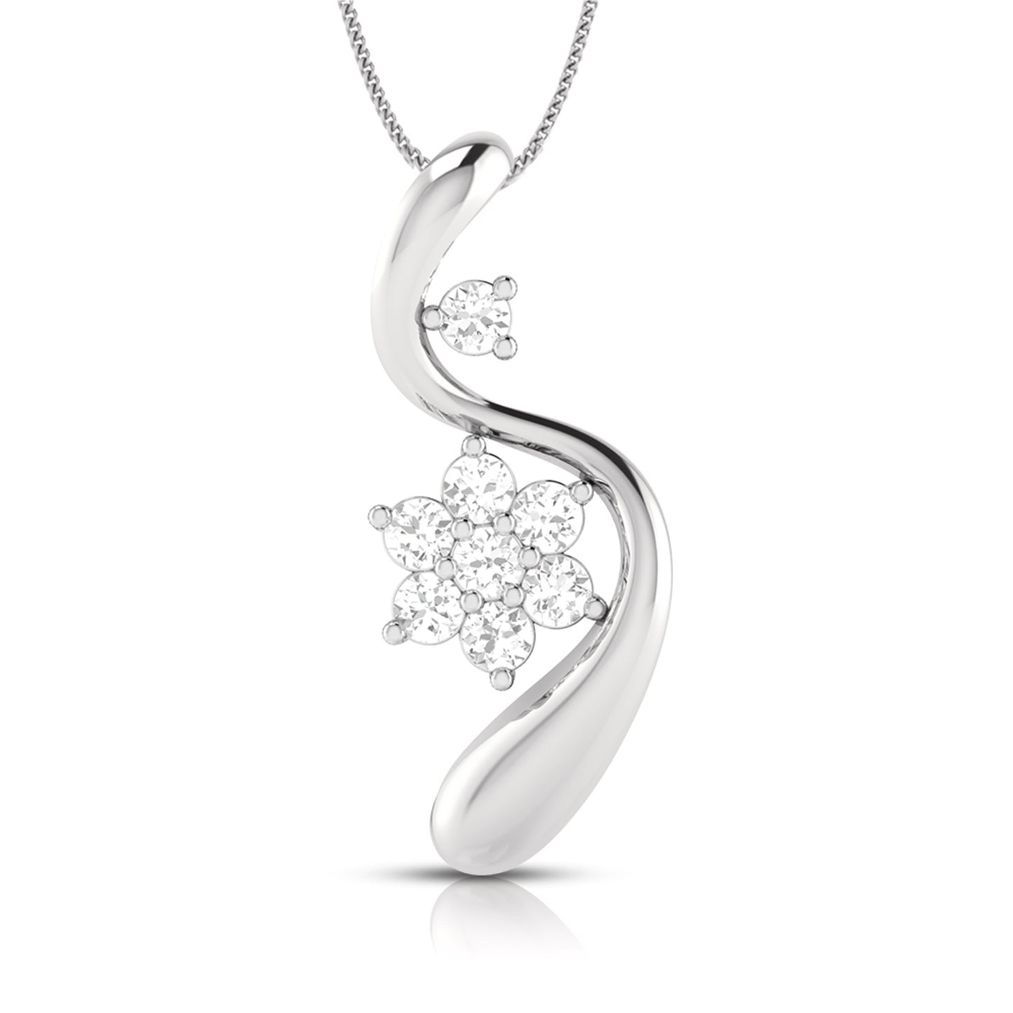 Kishek lab grown diamond pendant designs for female Fiona Diamonds