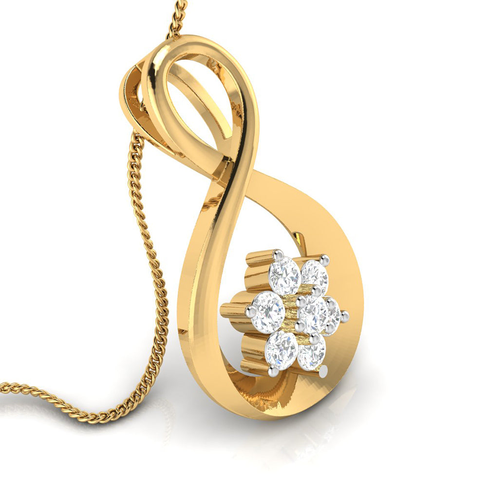 Pandora lab grown diamond pendant designs for female Fiona Diamonds