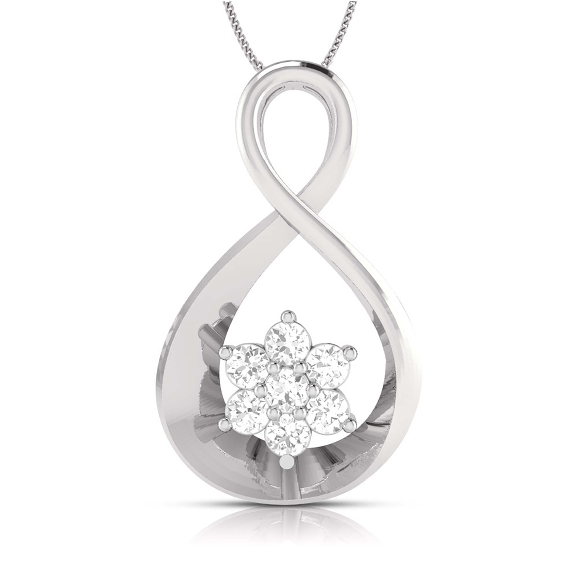 Pandora lab grown diamond pendant designs for female Fiona Diamonds
