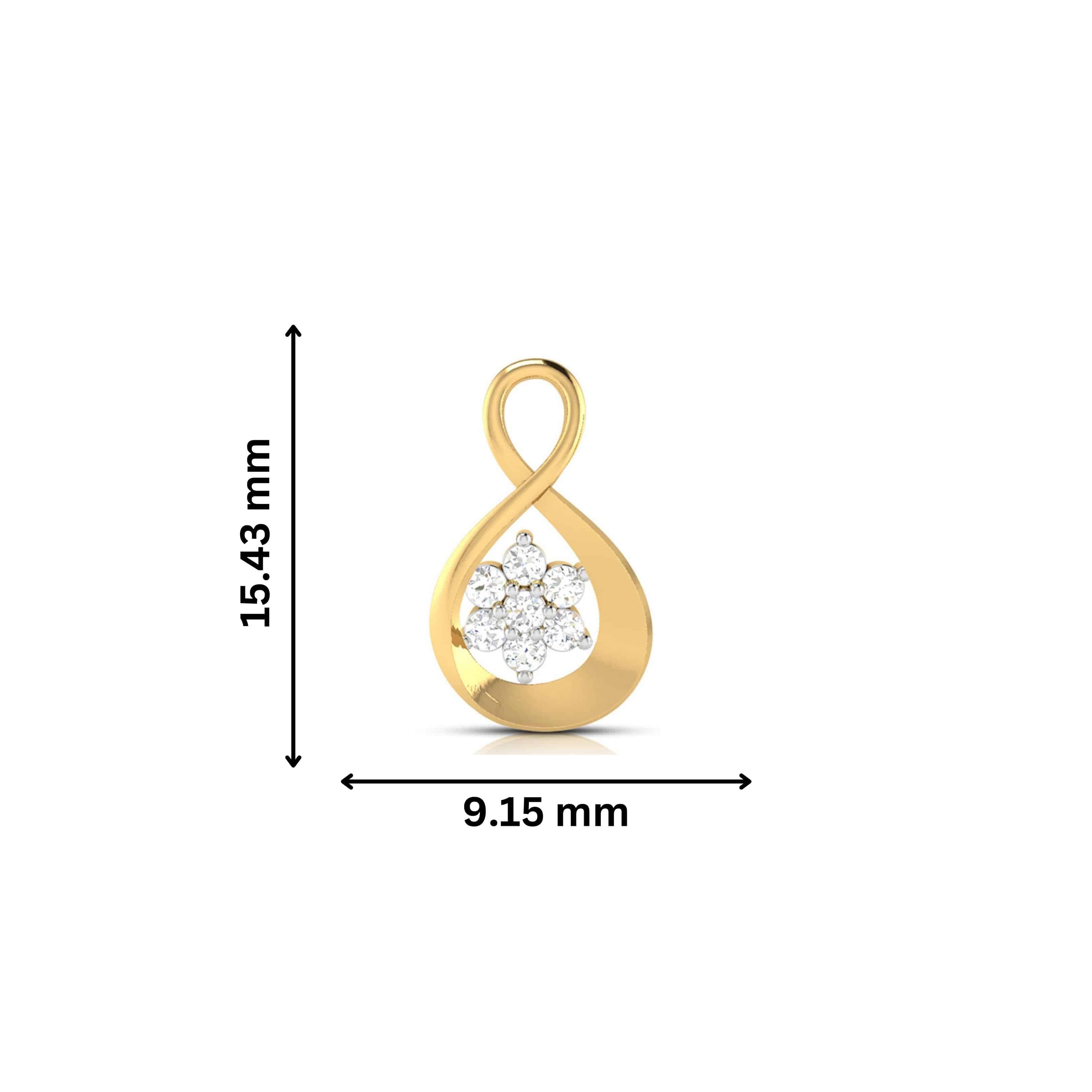 Latest earrings design Santayana Lab Grown Diamond Earrings Fiona Diamonds