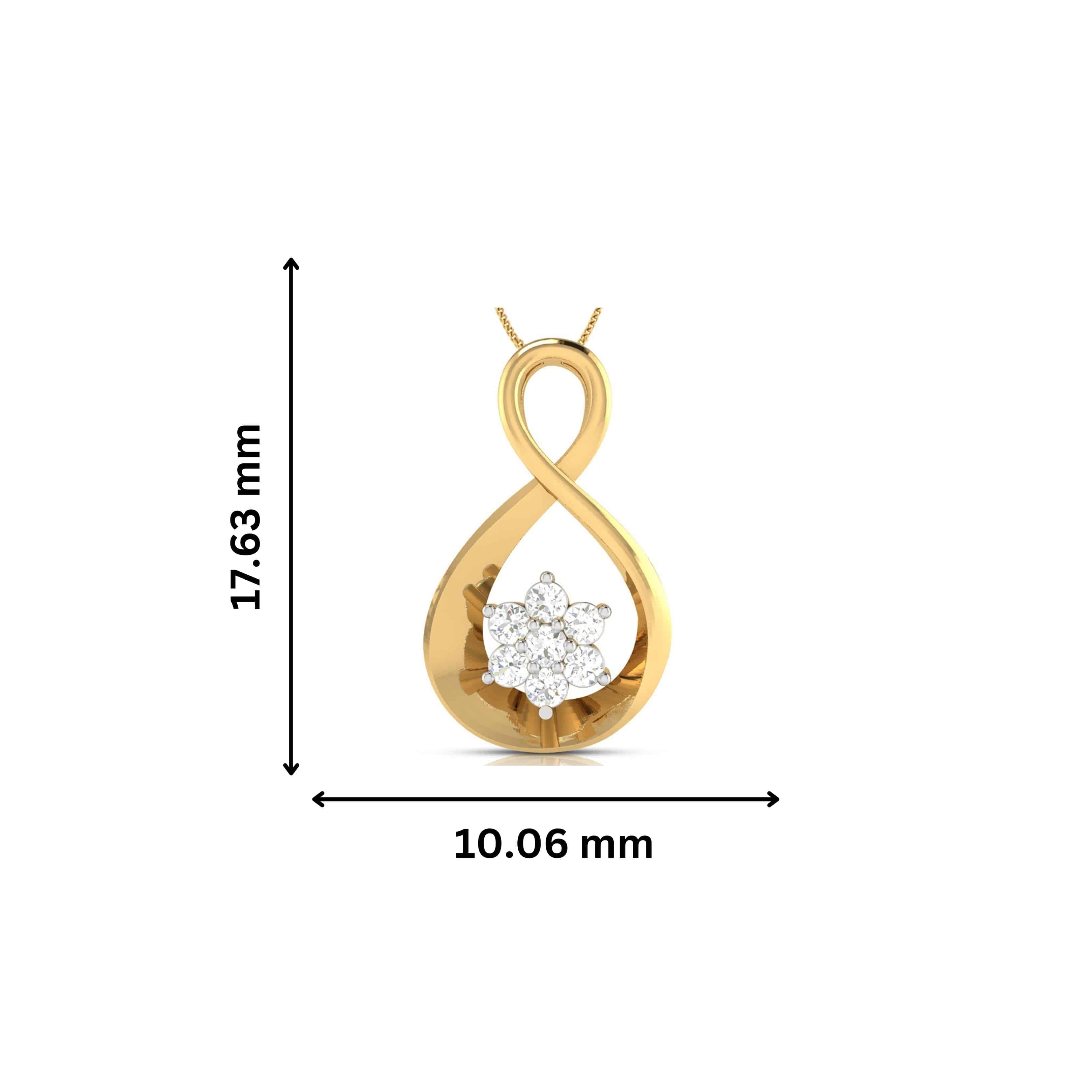 Pandora lab grown diamond pendant designs for female Fiona Diamonds