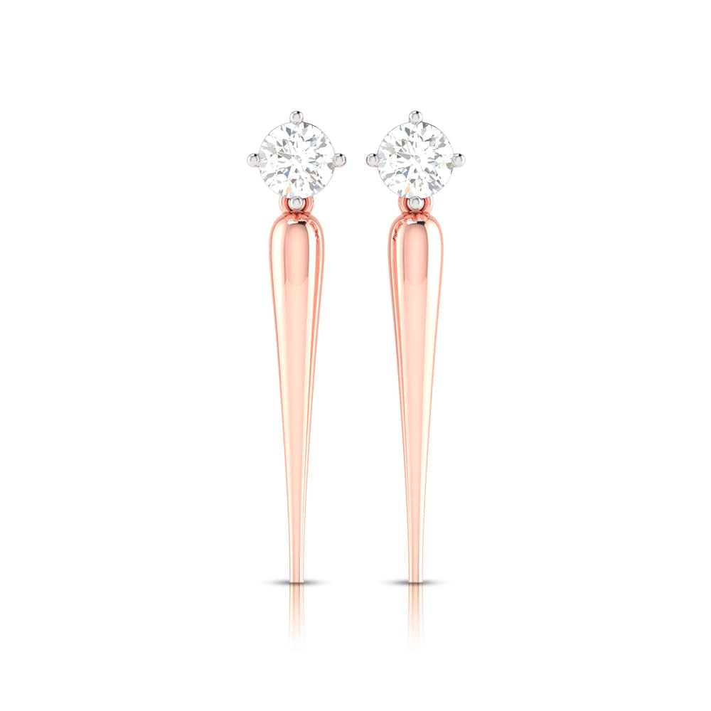Party wear earrings design Gemocracy Lab Grown Diamond Earrings Fiona Diamonds