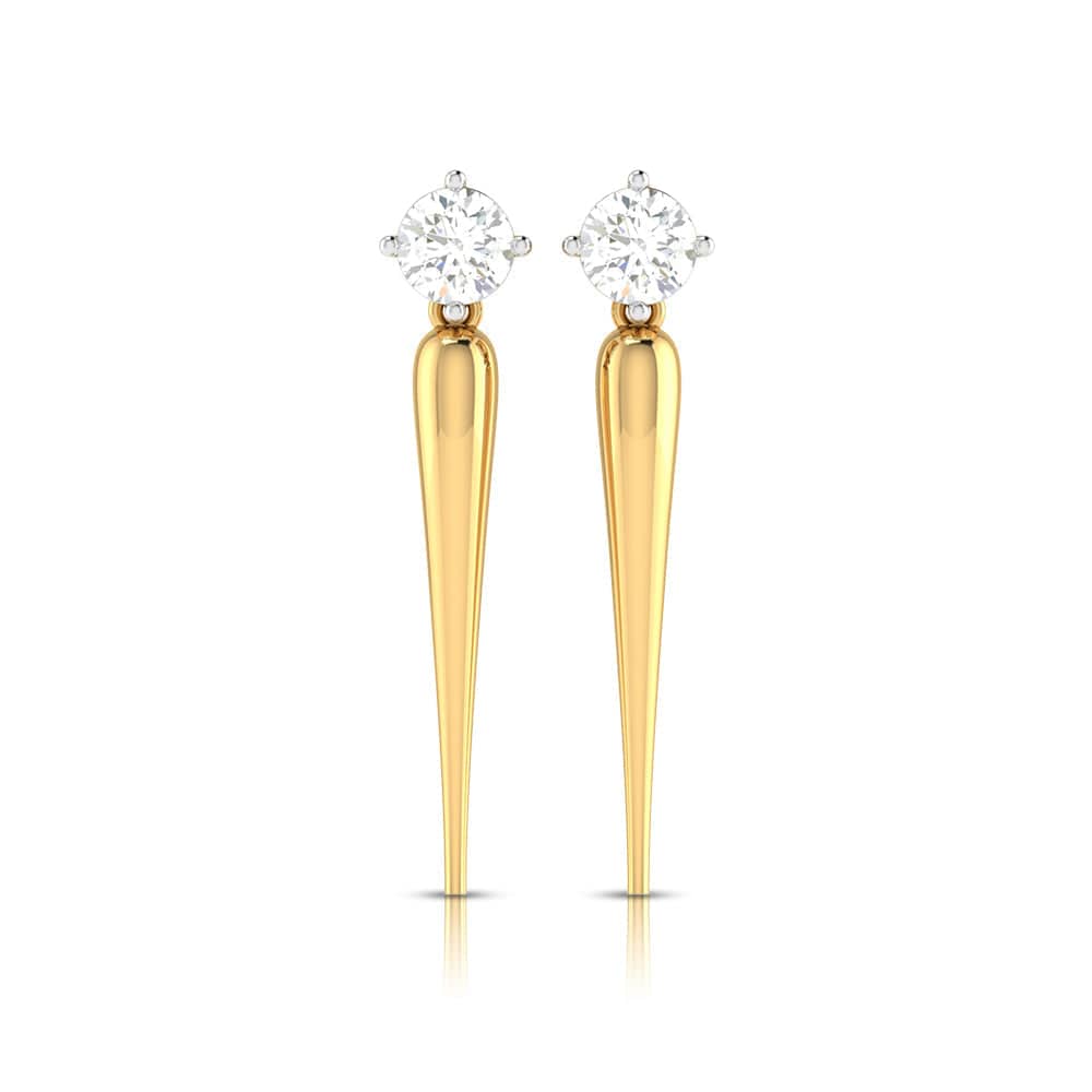 Party wear earrings design Gemocracy Lab Grown Diamond Earrings Fiona Diamonds