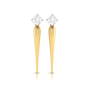 Party wear earrings design Gemocracy Lab Grown Diamond Earrings Fiona Diamonds