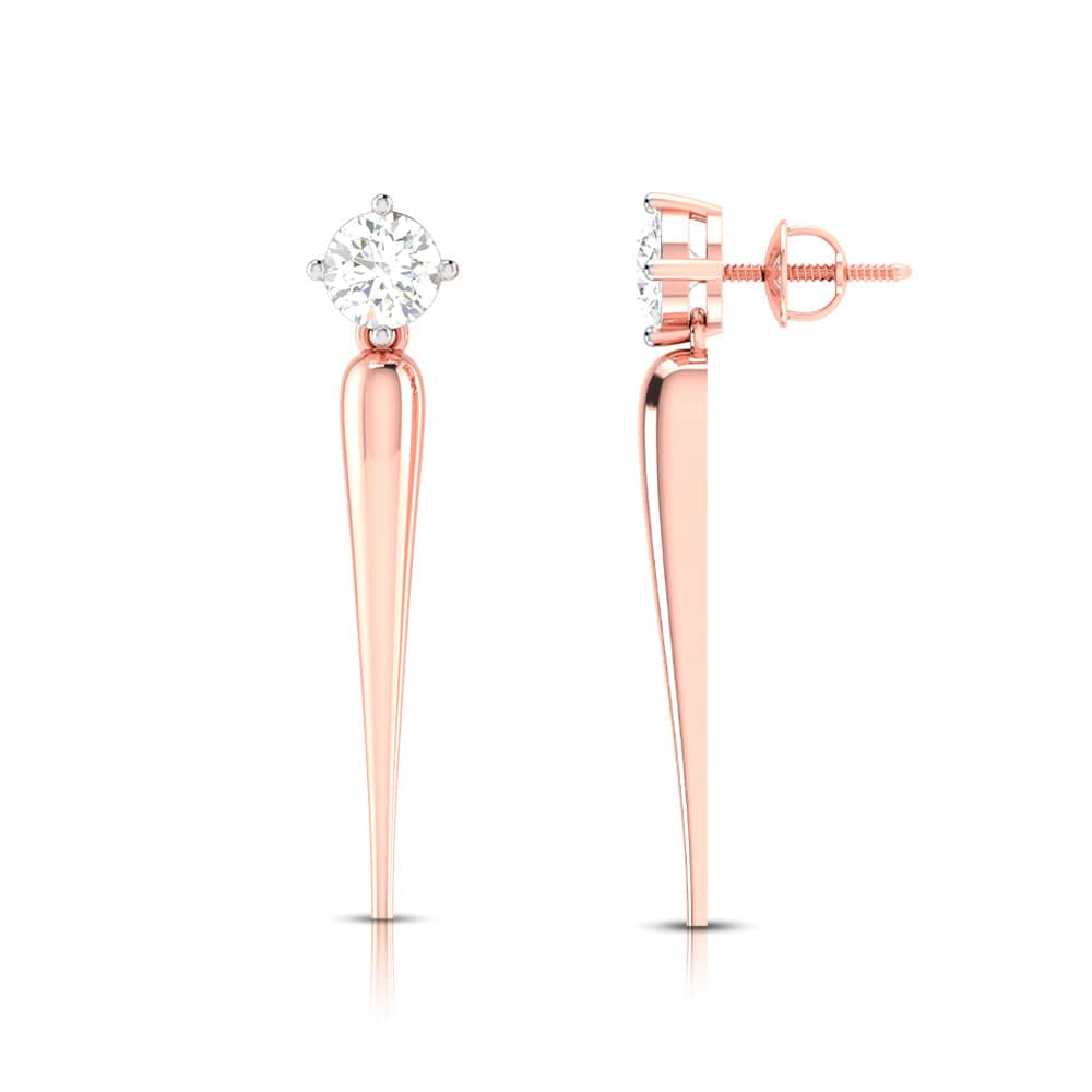 Party wear earrings design Gemocracy Lab Grown Diamond Earrings Fiona Diamonds