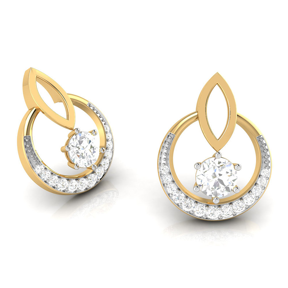 Daily wear earrings design Kendra Lab Grown Diamond Earrings Fiona Diamonds