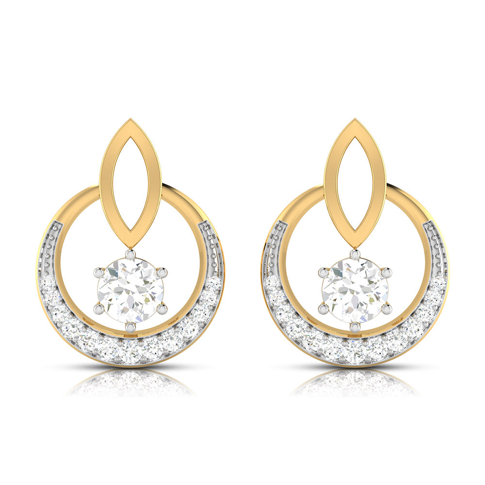 Daily wear earrings design Kendra Lab Grown Diamond Earrings Fiona Diamonds