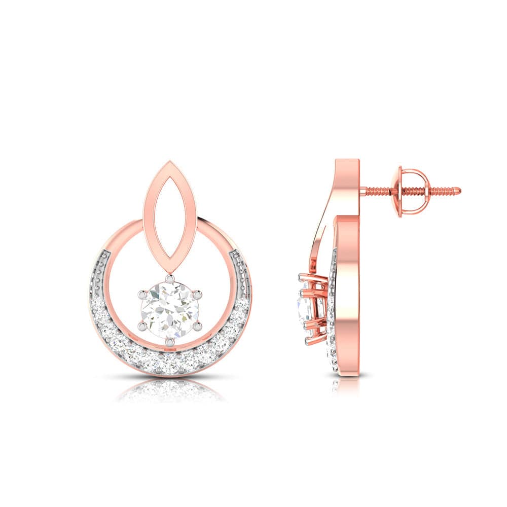 Daily wear earrings design Kendra Lab Grown Diamond Earrings Fiona Diamonds