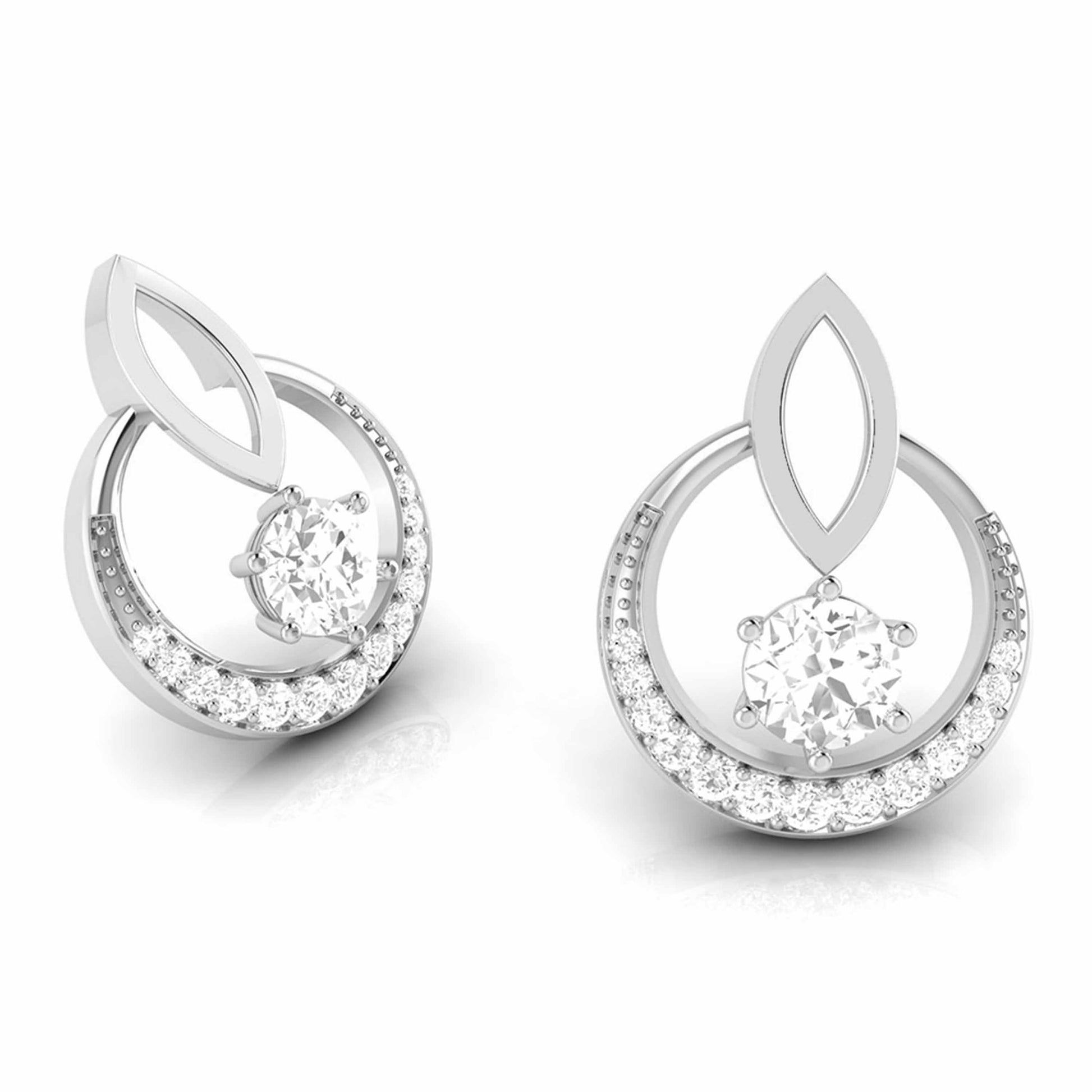 Daily wear earrings design Kendra Lab Grown Diamond Earrings Fiona Diamonds