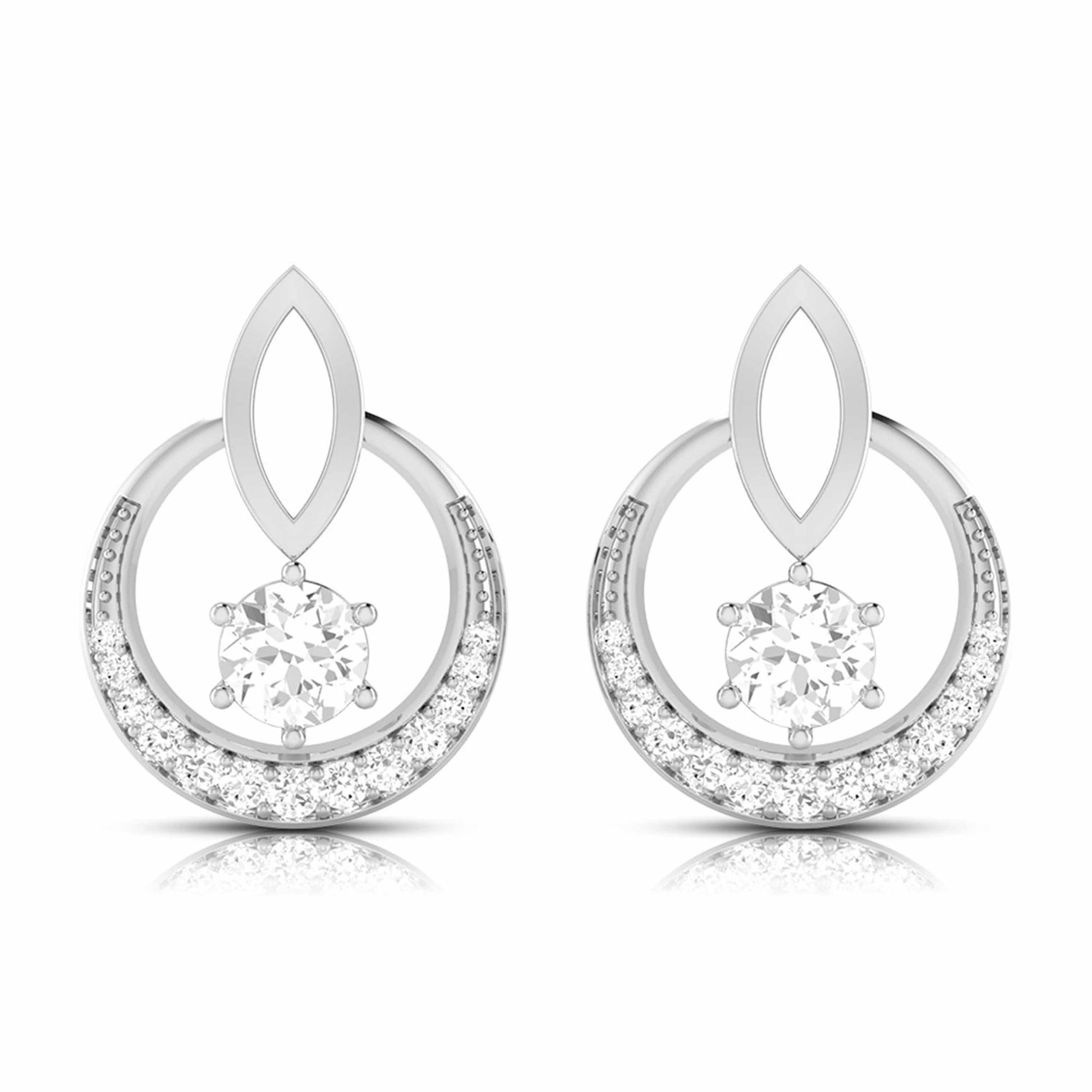 Daily wear earrings design Kendra Lab Grown Diamond Earrings Fiona Diamonds