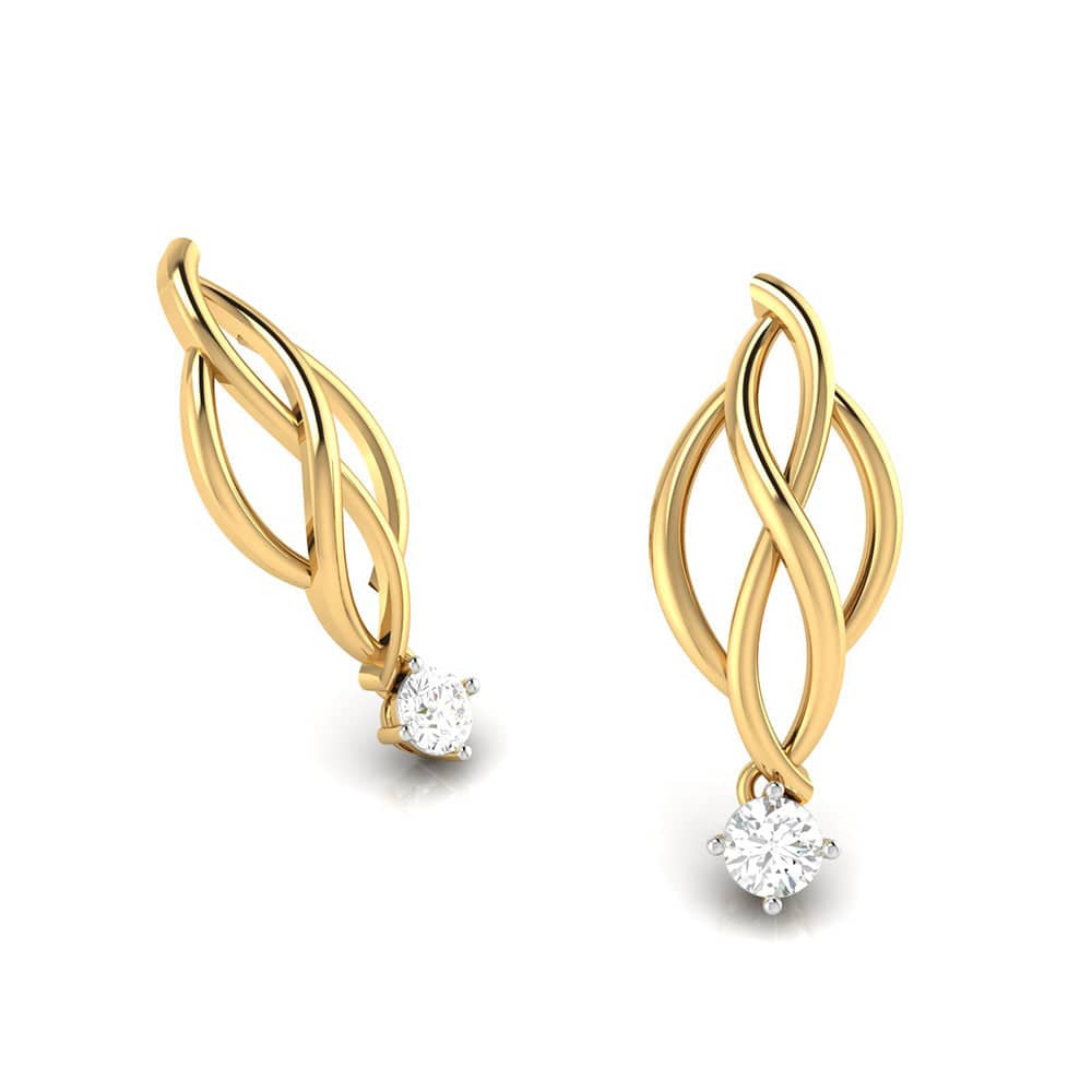 Fancy earrings design Tina Lab Grown Diamond Earrings Fiona Diamonds