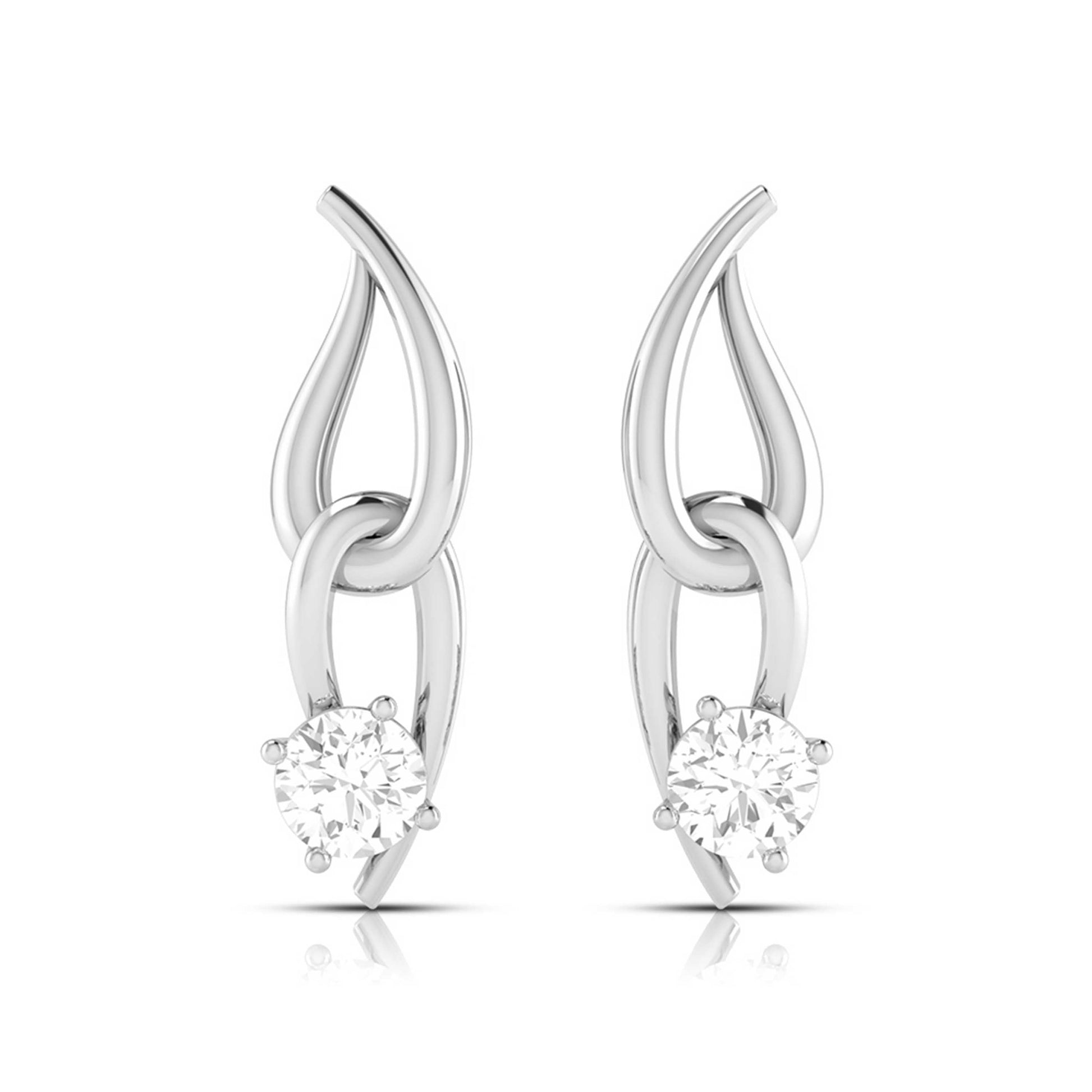 Fancy earrings design Reclaim Lab Grown Diamond Earrings Fiona Diamonds