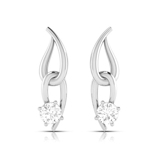 Load image into Gallery viewer, Fancy earrings design Reclaim Lab Grown Diamond Earrings Fiona Diamonds
