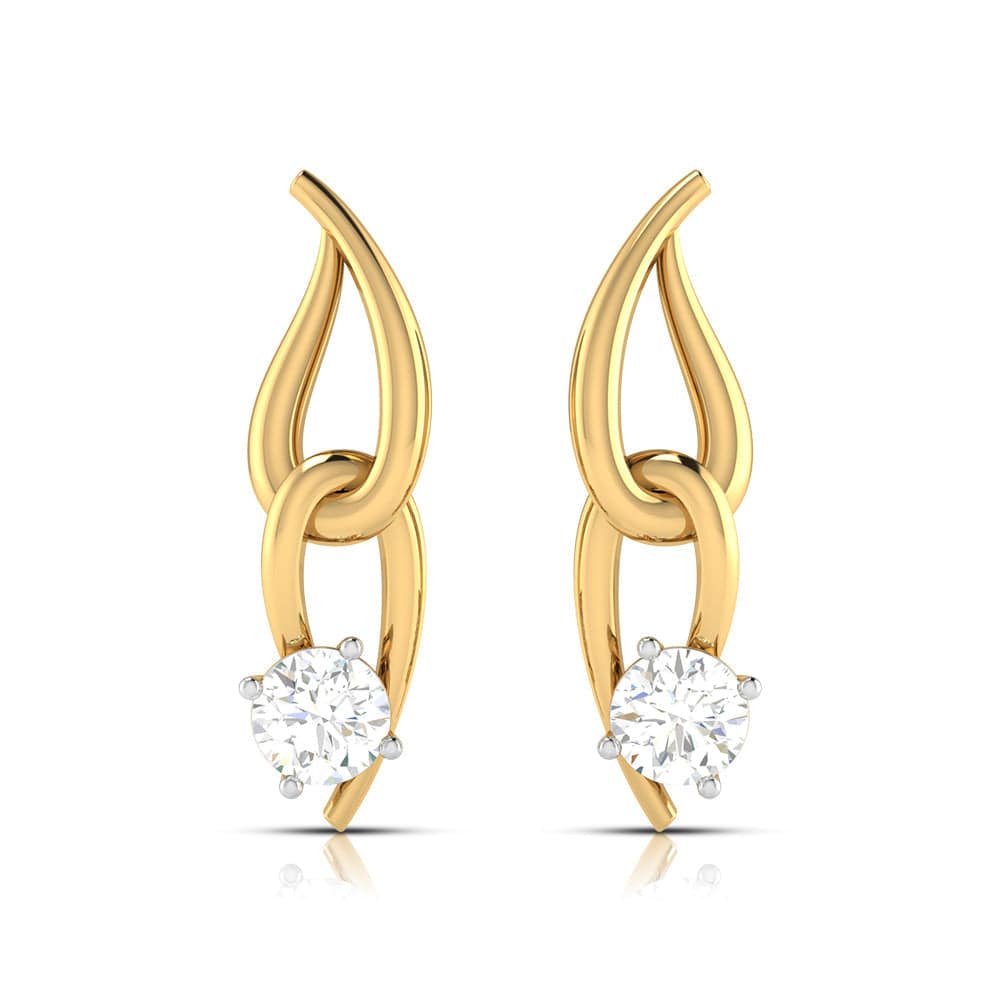 Fancy earrings design Reclaim Lab Grown Diamond Earrings Fiona Diamonds