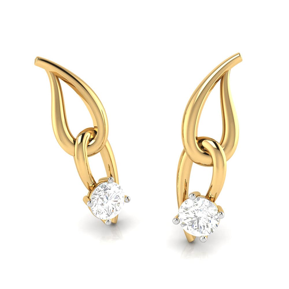 Fancy earrings design Reclaim Lab Grown Diamond Earrings Fiona Diamonds