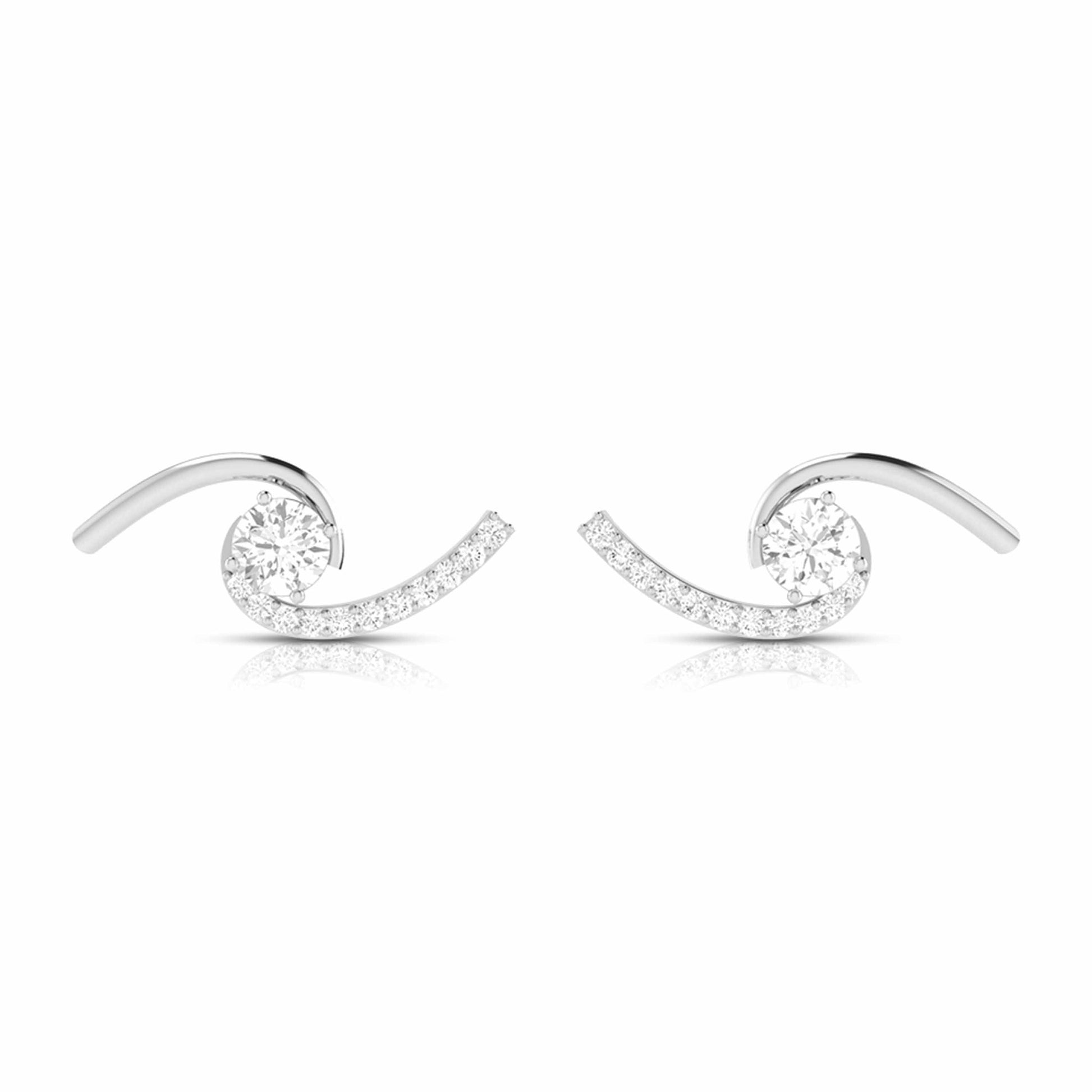 Small earrings design Helzberg Lab Grown Diamond Earrings Fiona Diamonds