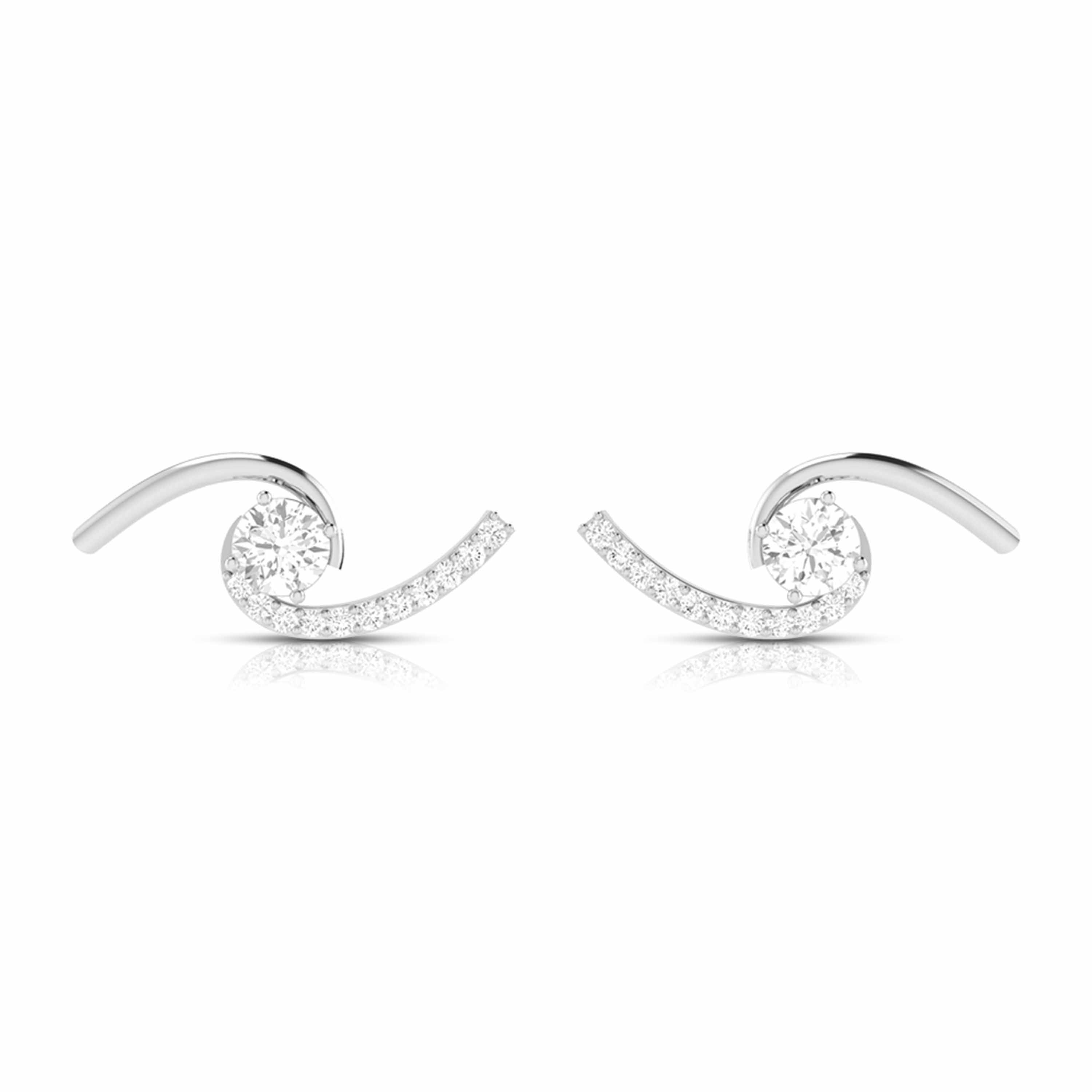 Small earrings design Helzberg Lab Grown Diamond Earrings Fiona Diamonds