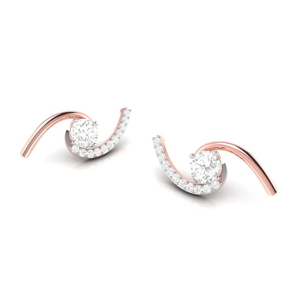 Small earrings design Helzberg Lab Grown Diamond Earrings Fiona Diamonds