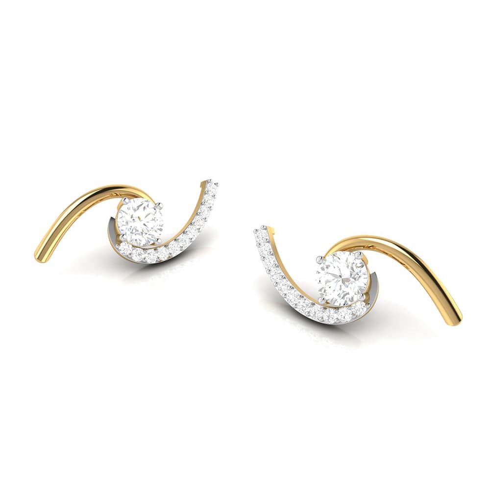 Small earrings design Helzberg Lab Grown Diamond Earrings Fiona Diamonds