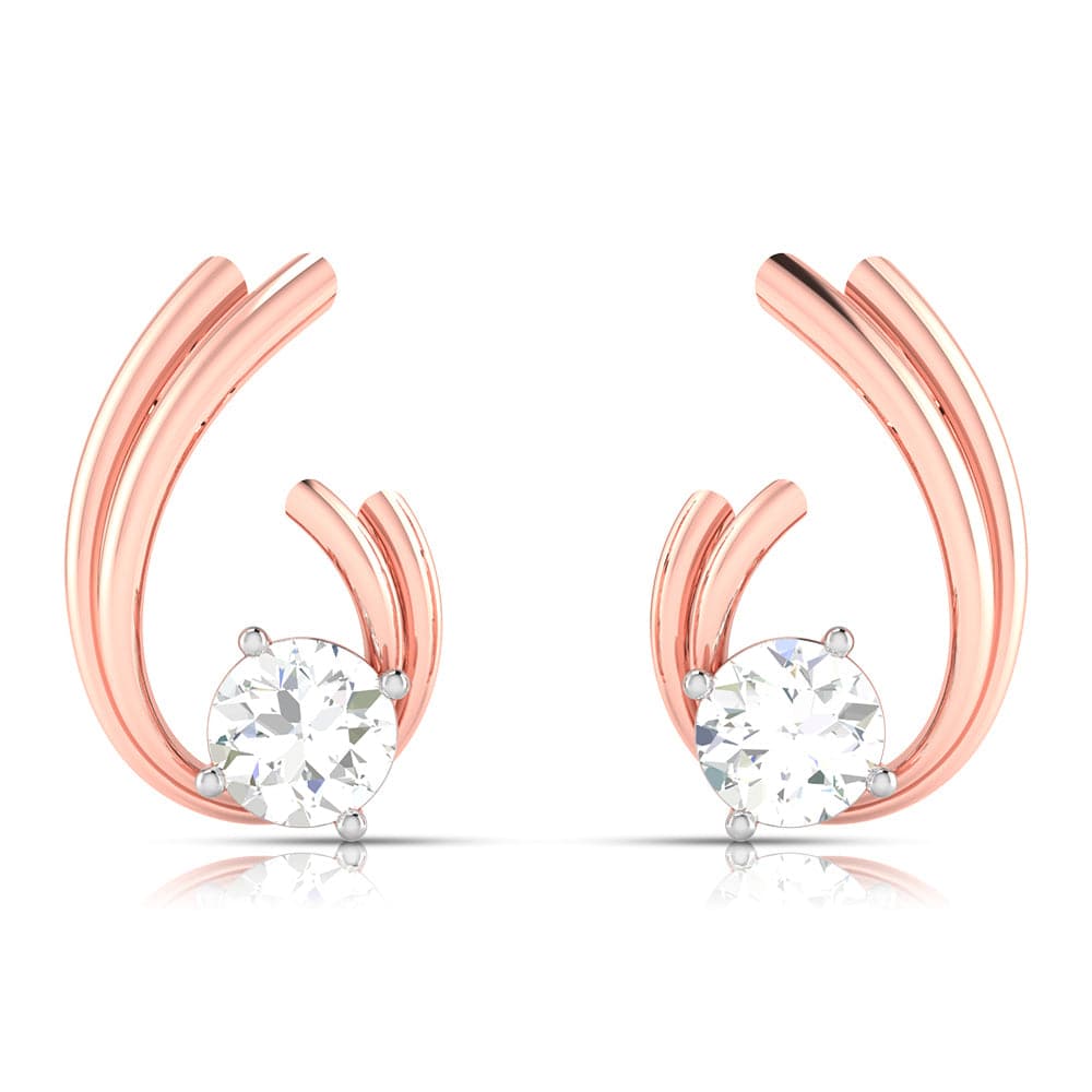 Party wear earrings design Shepherd Lab Grown Diamond Earrings Fiona Diamonds