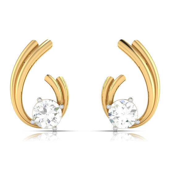 Party wear earrings design Shepherd Lab Grown Diamond Earrings Fiona Diamonds