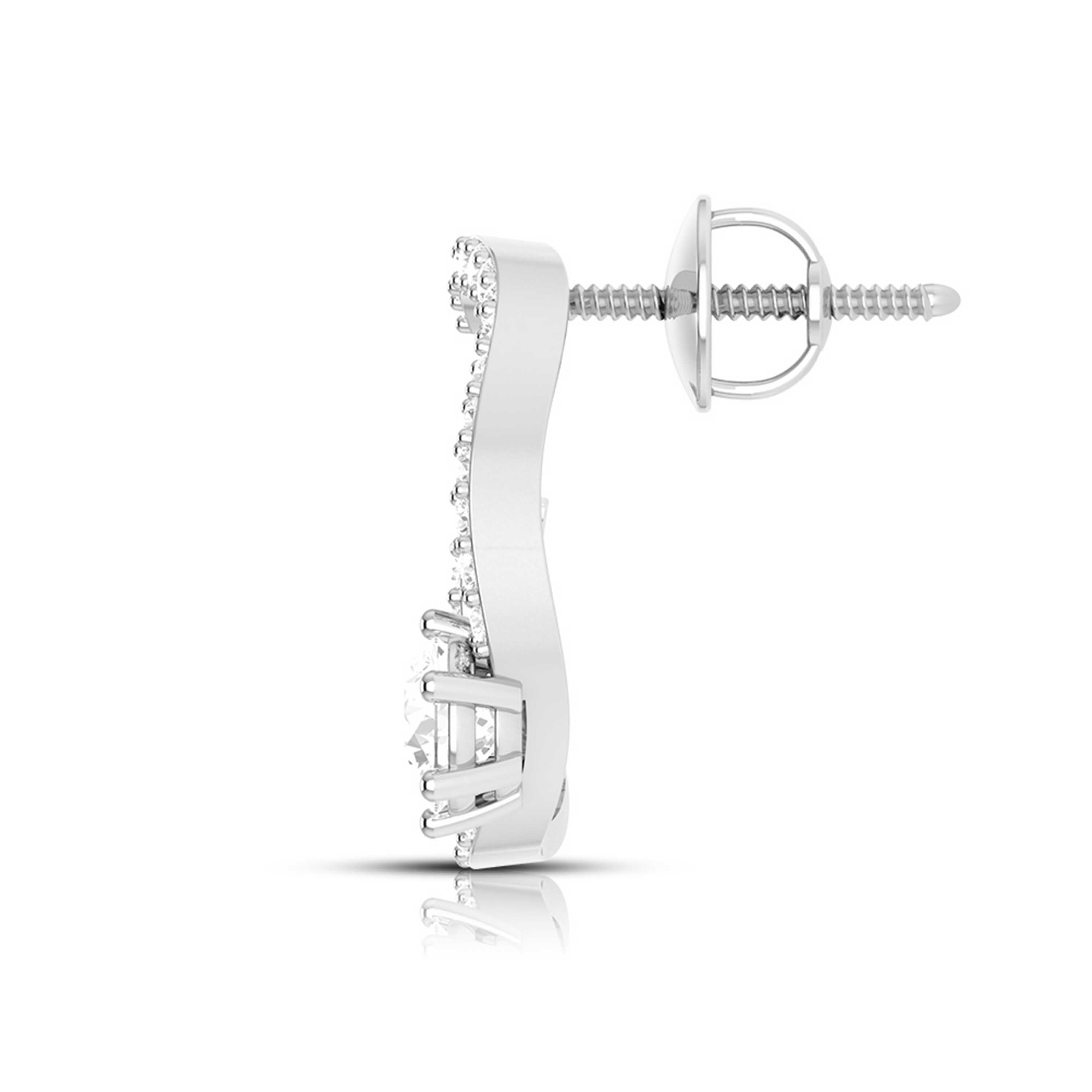 Latest earrings design Overawe Lab Grown Diamond Earrings Fiona Diamonds