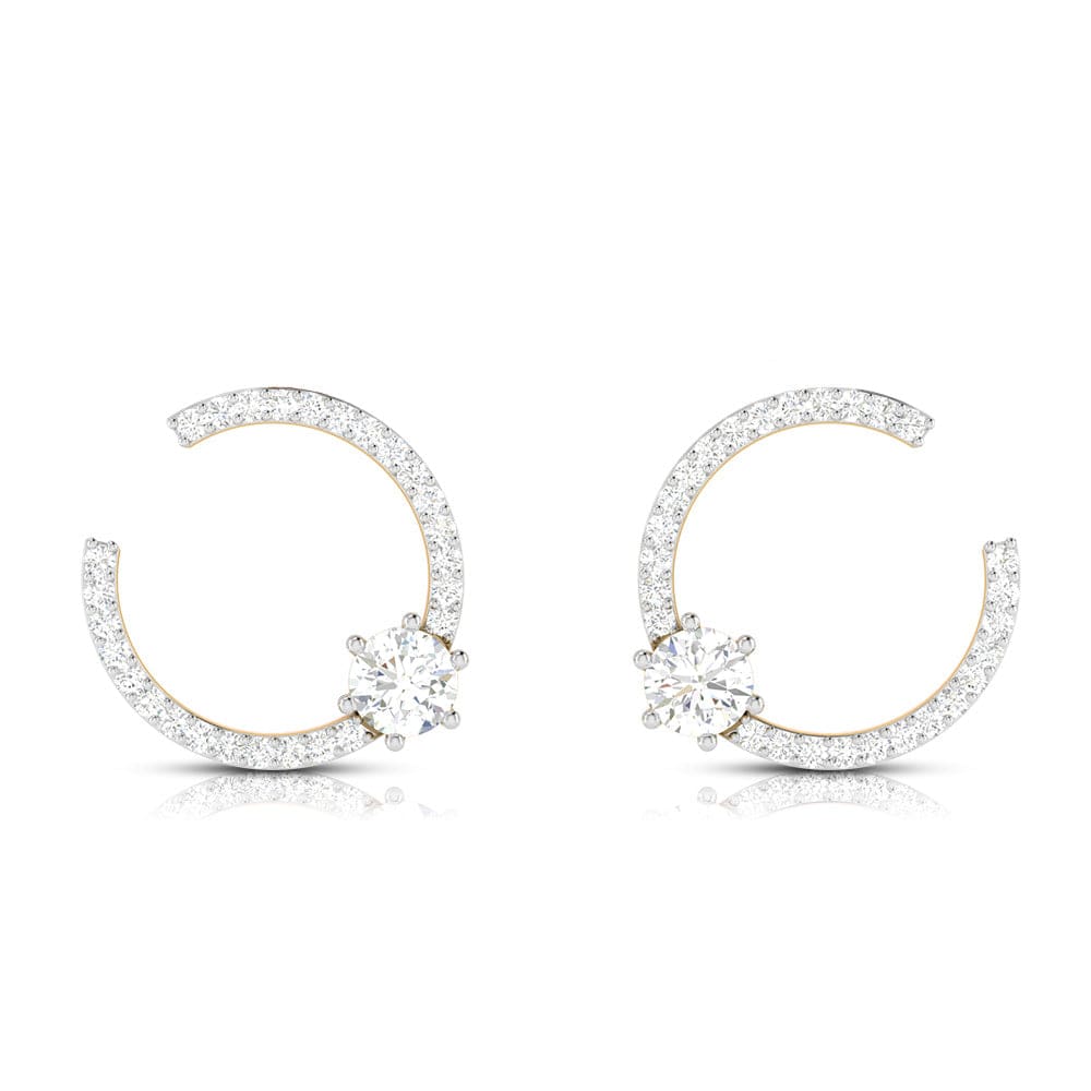 Latest earrings design Overawe Lab Grown Diamond Earrings Fiona Diamonds